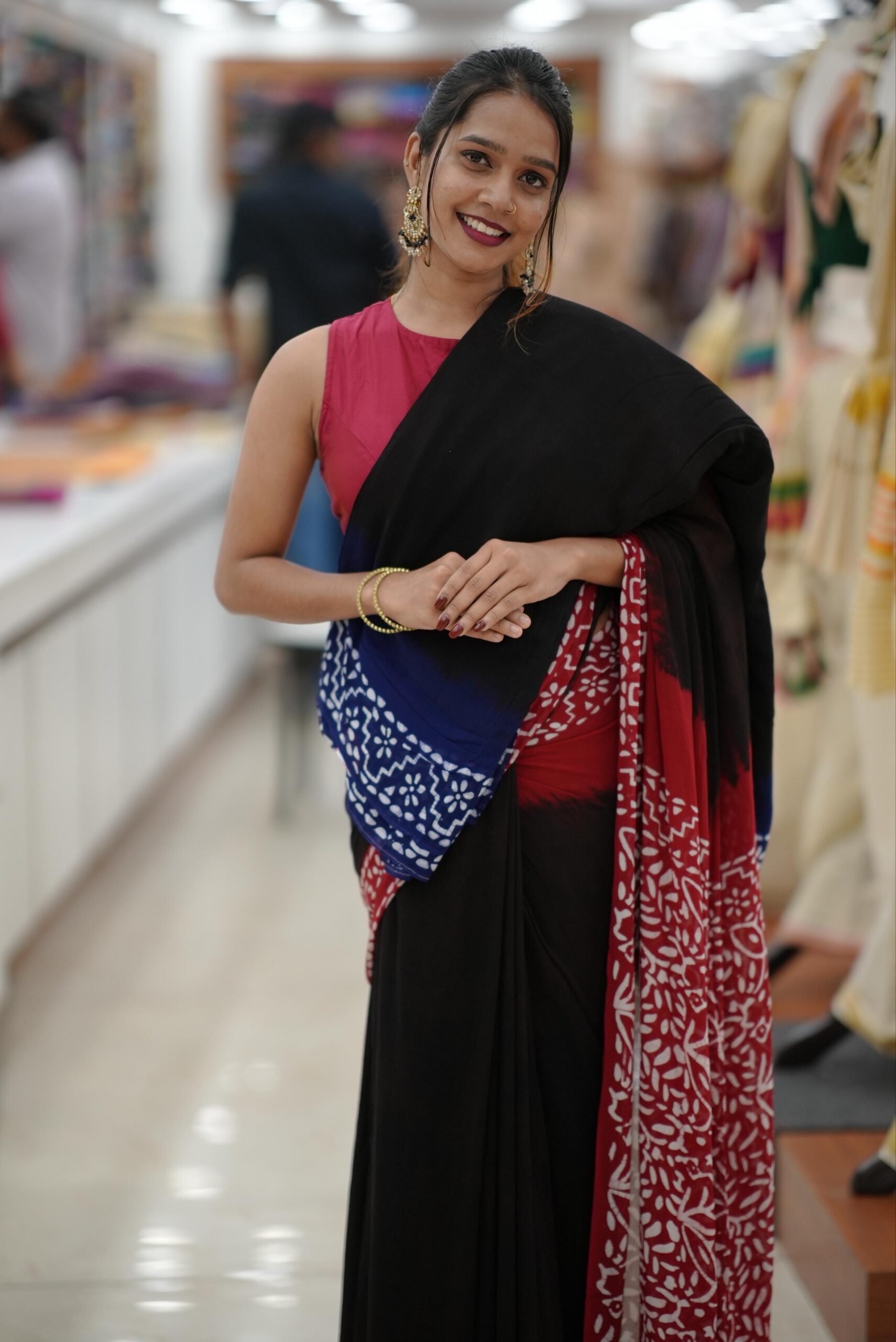 Georgette Saree M1610 - Image 5