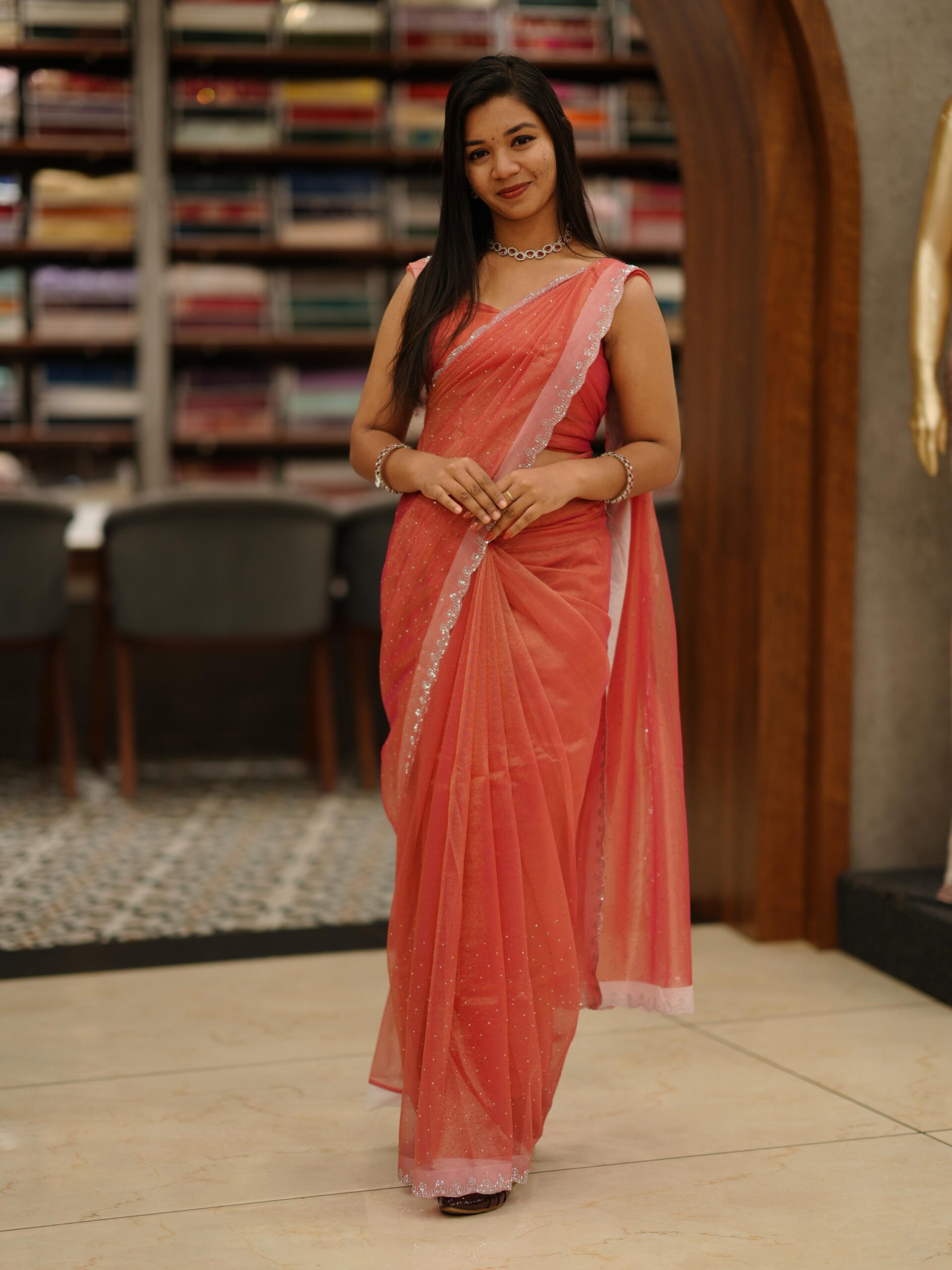 Fancy Saree M1611 - Image 3