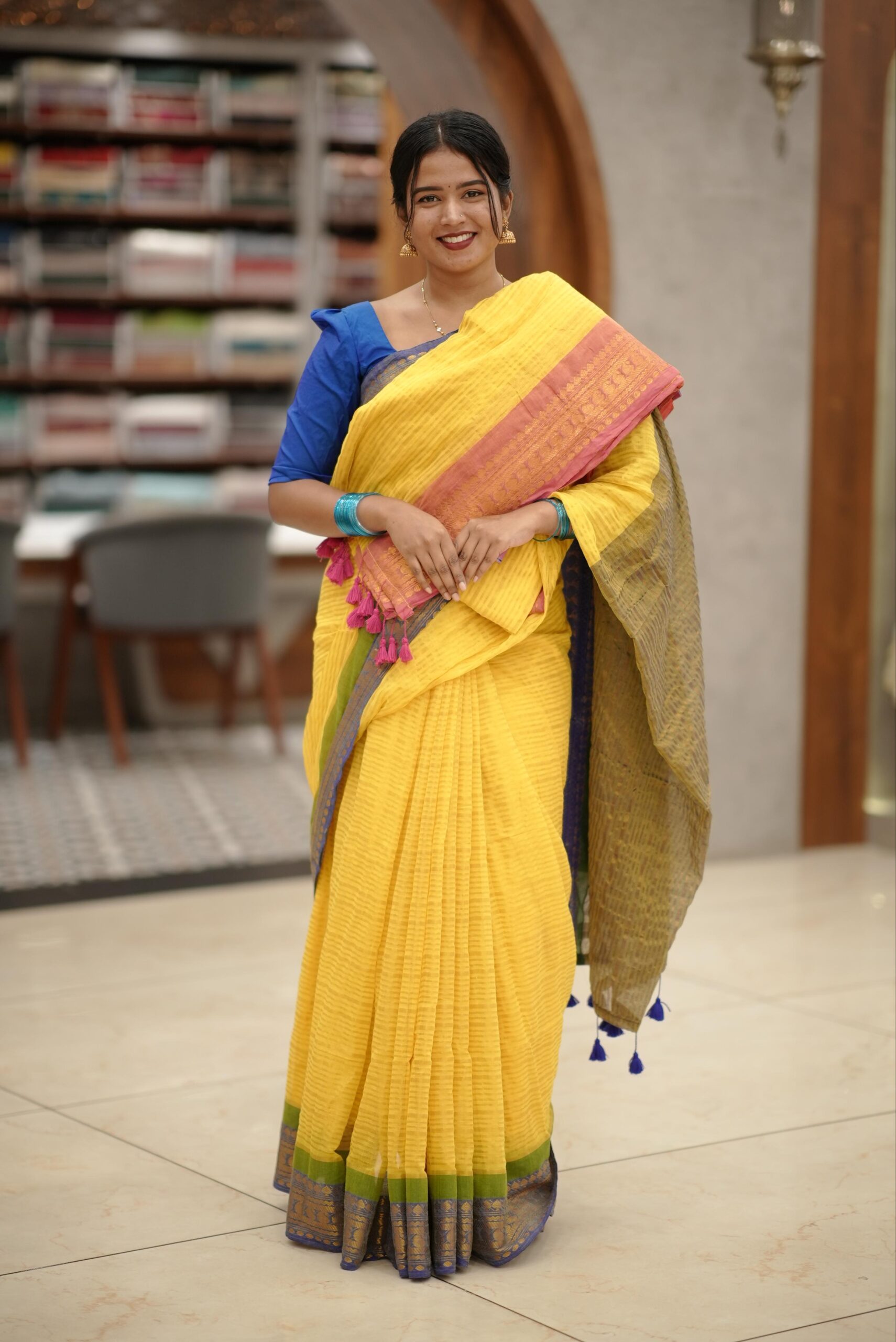 MulCotton Saree M1618 - Image 3