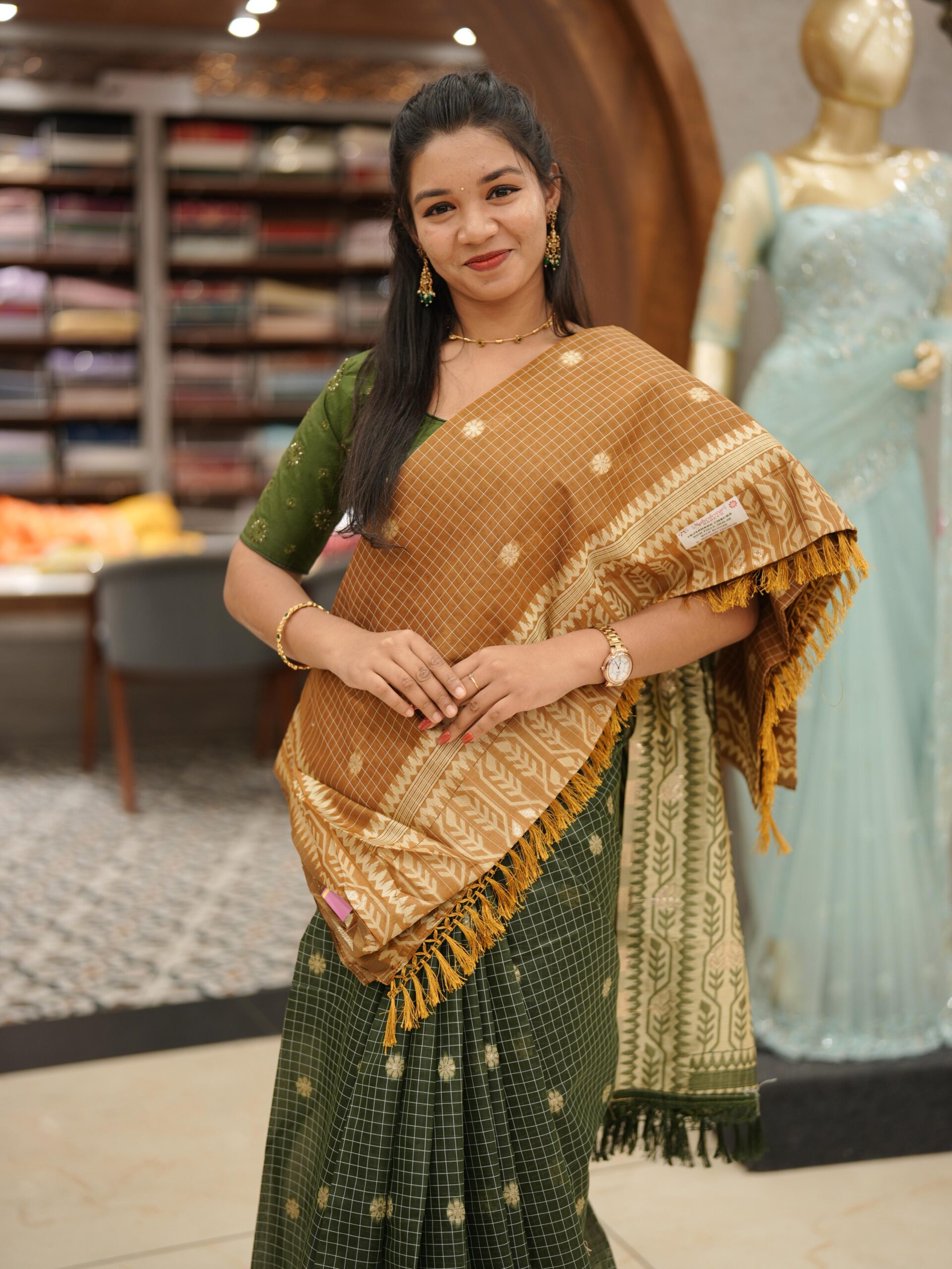 Semi Chanderi M1638 - Image 2