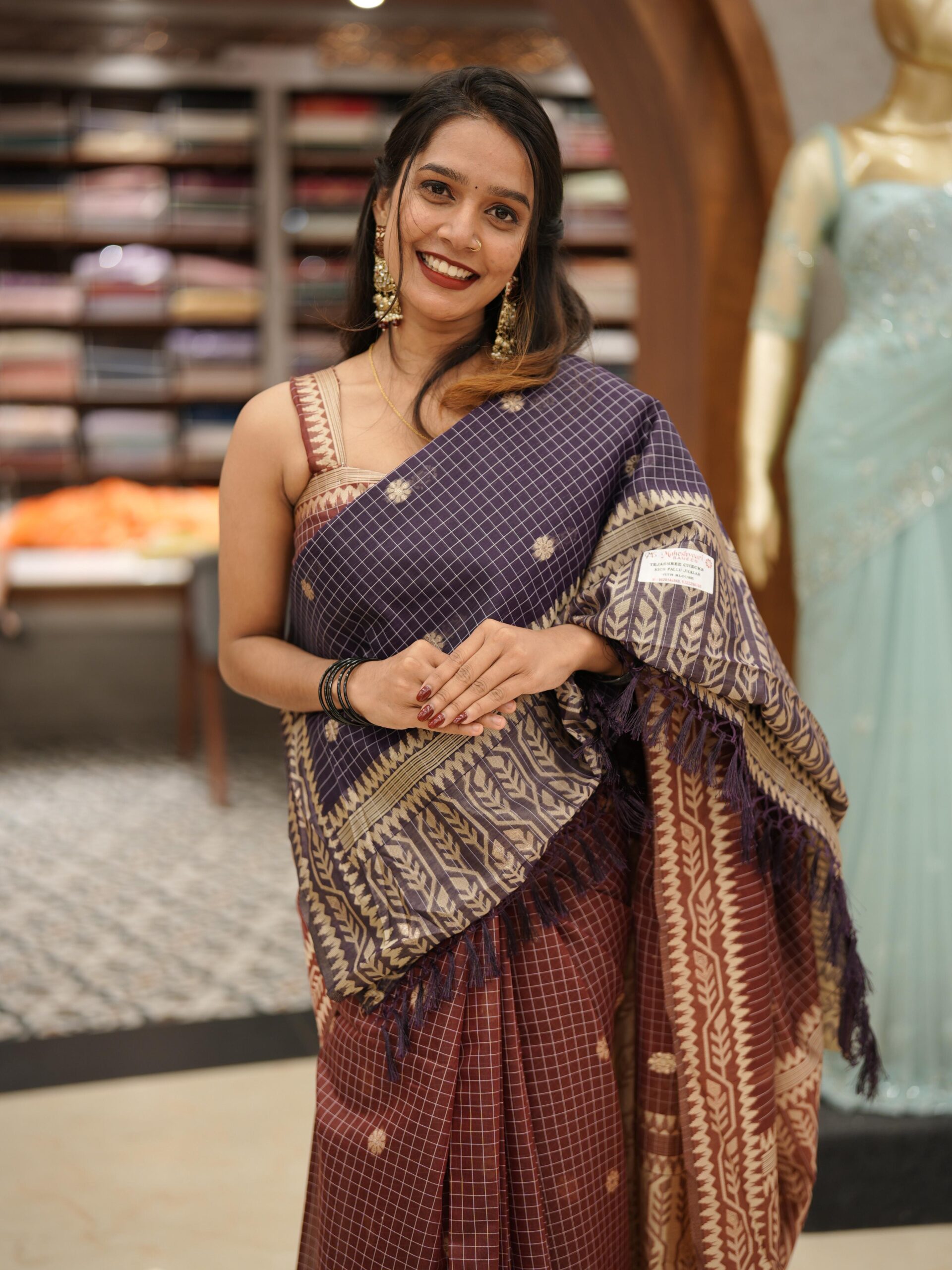 Semi Chanderi M1638 - Image 3