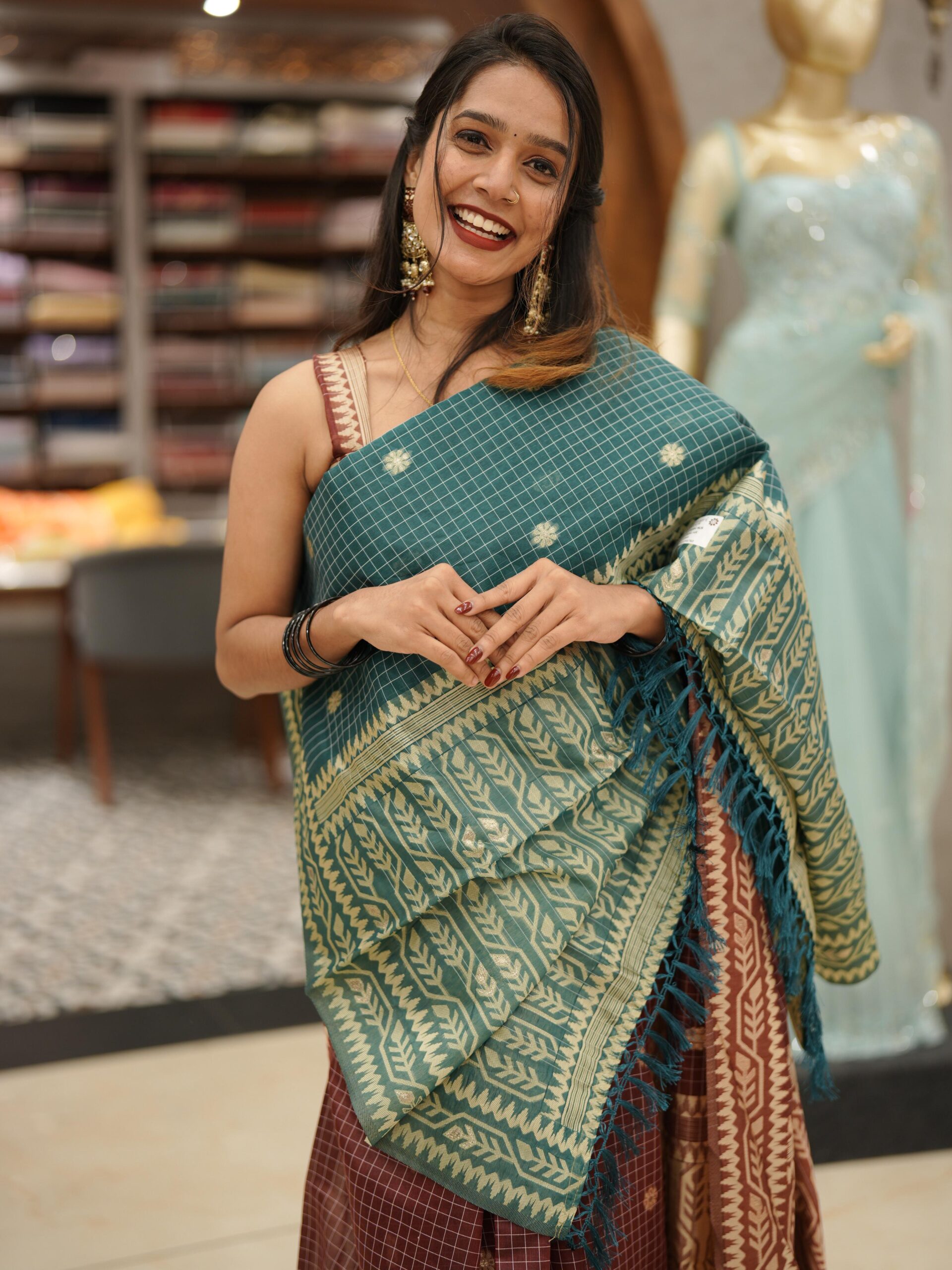 Semi Chanderi M1638 - Image 6