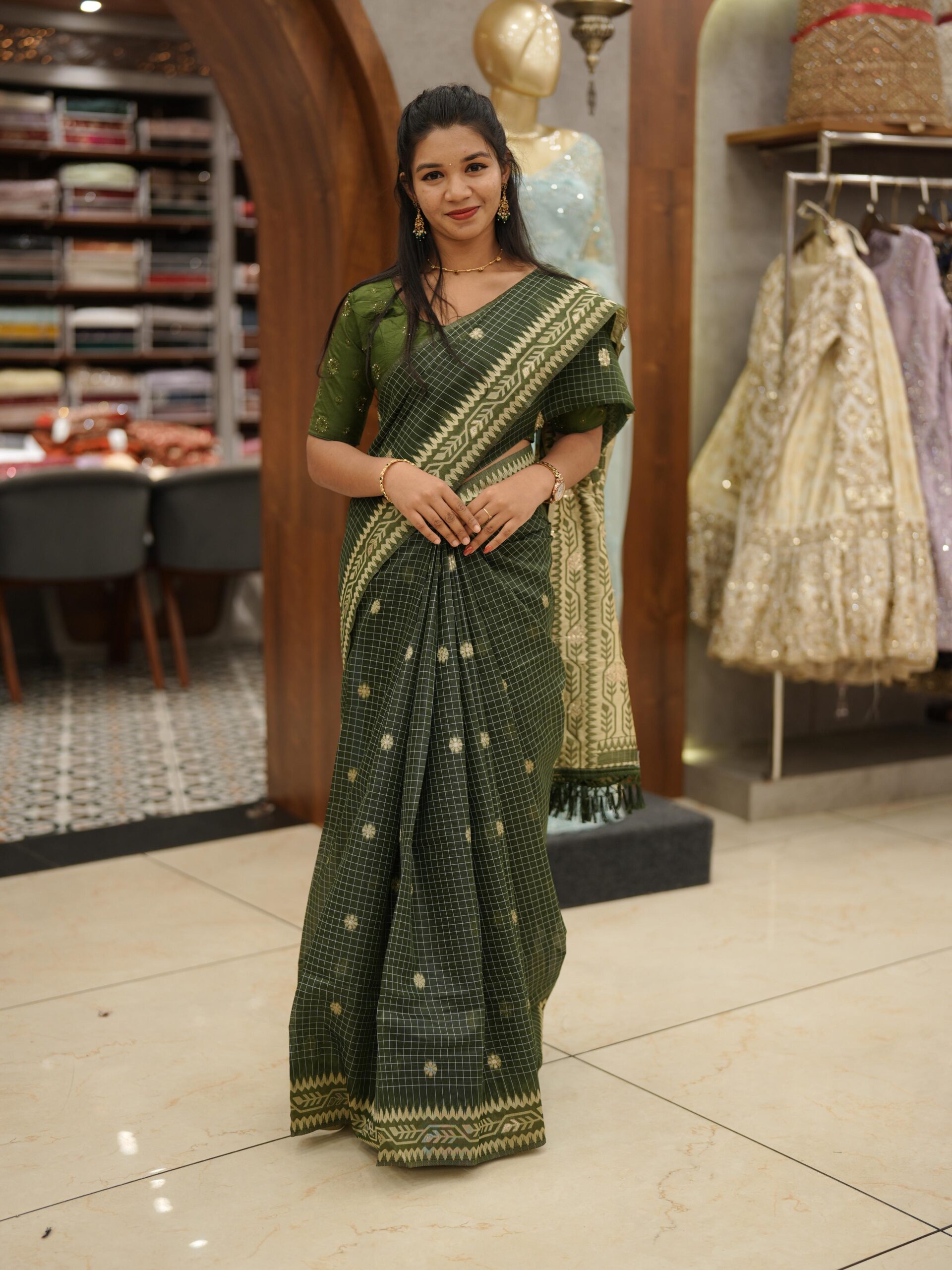 Semi Chanderi M1638 - Image 7