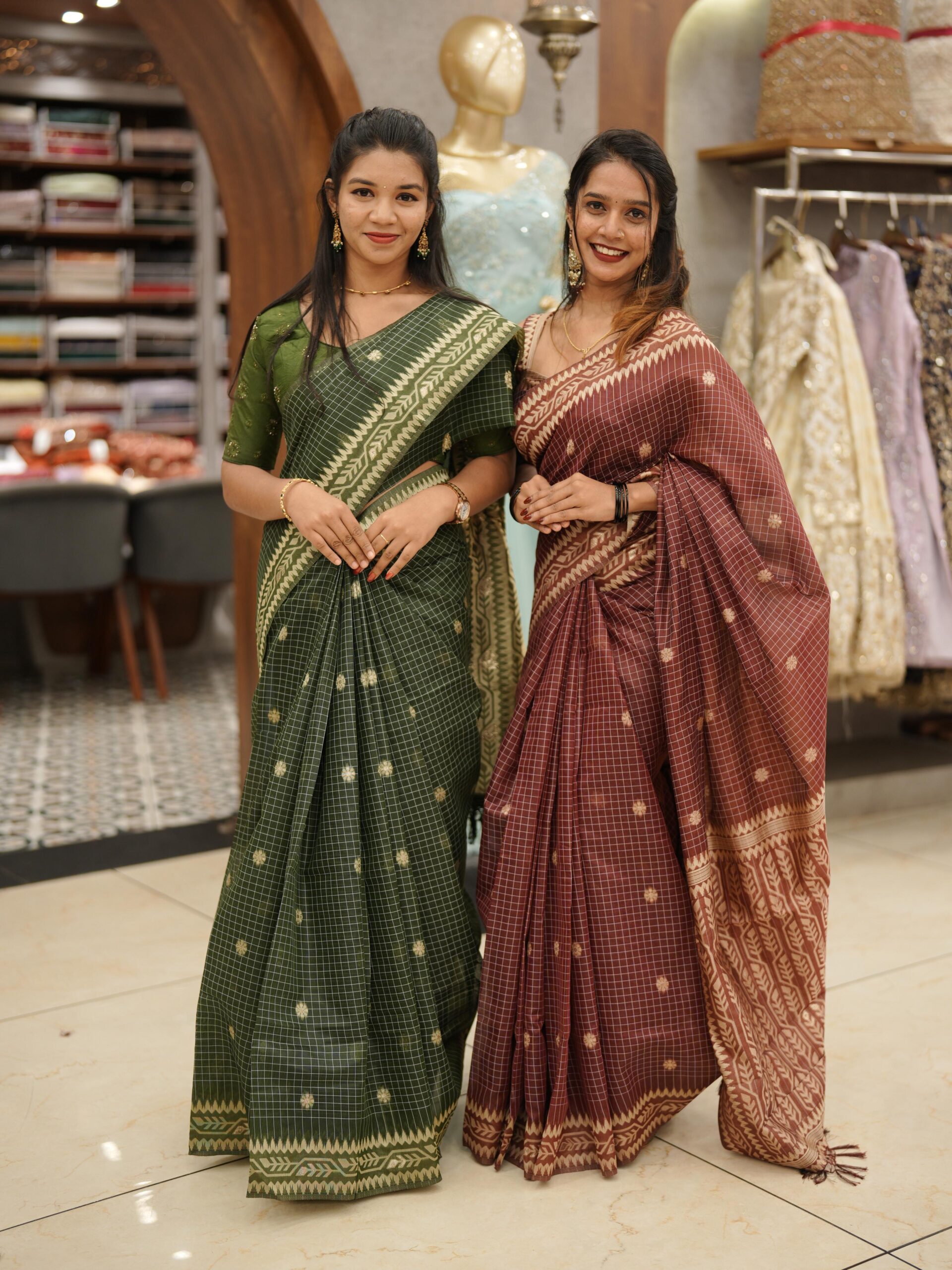 Semi Chanderi M1638