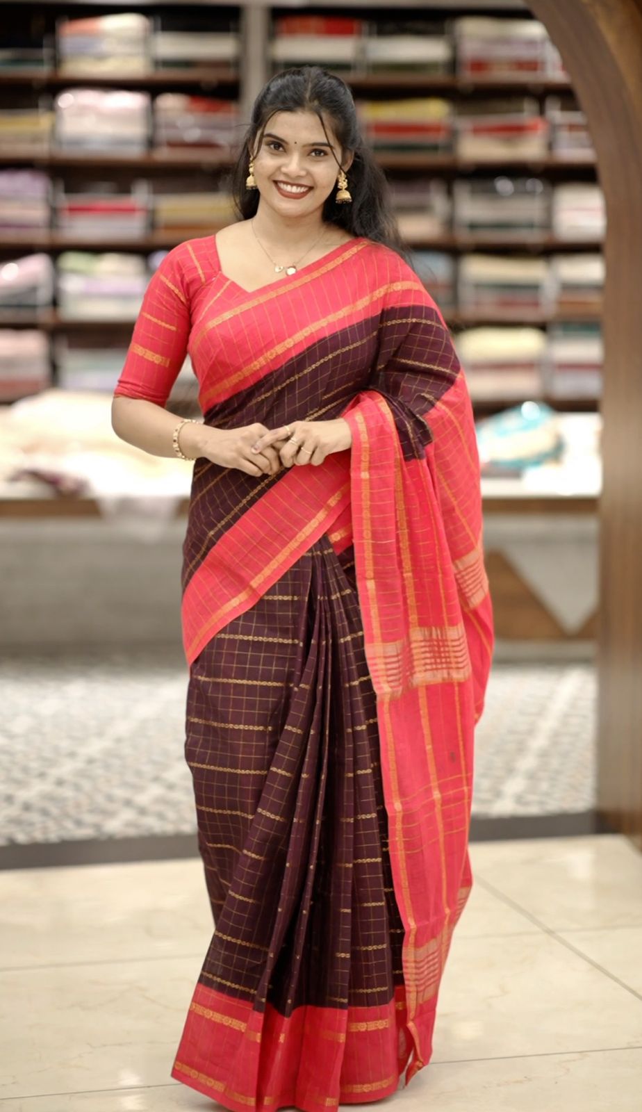 Cotton saree M1629