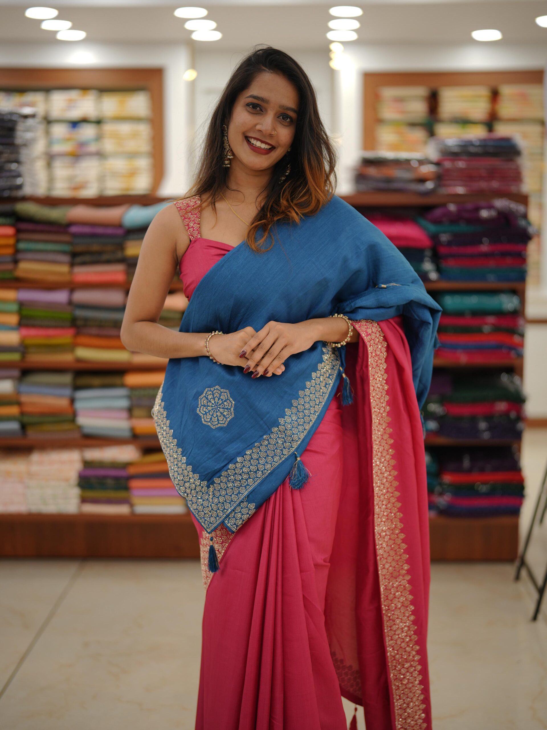 Fancy Saree M1656 - Image 4