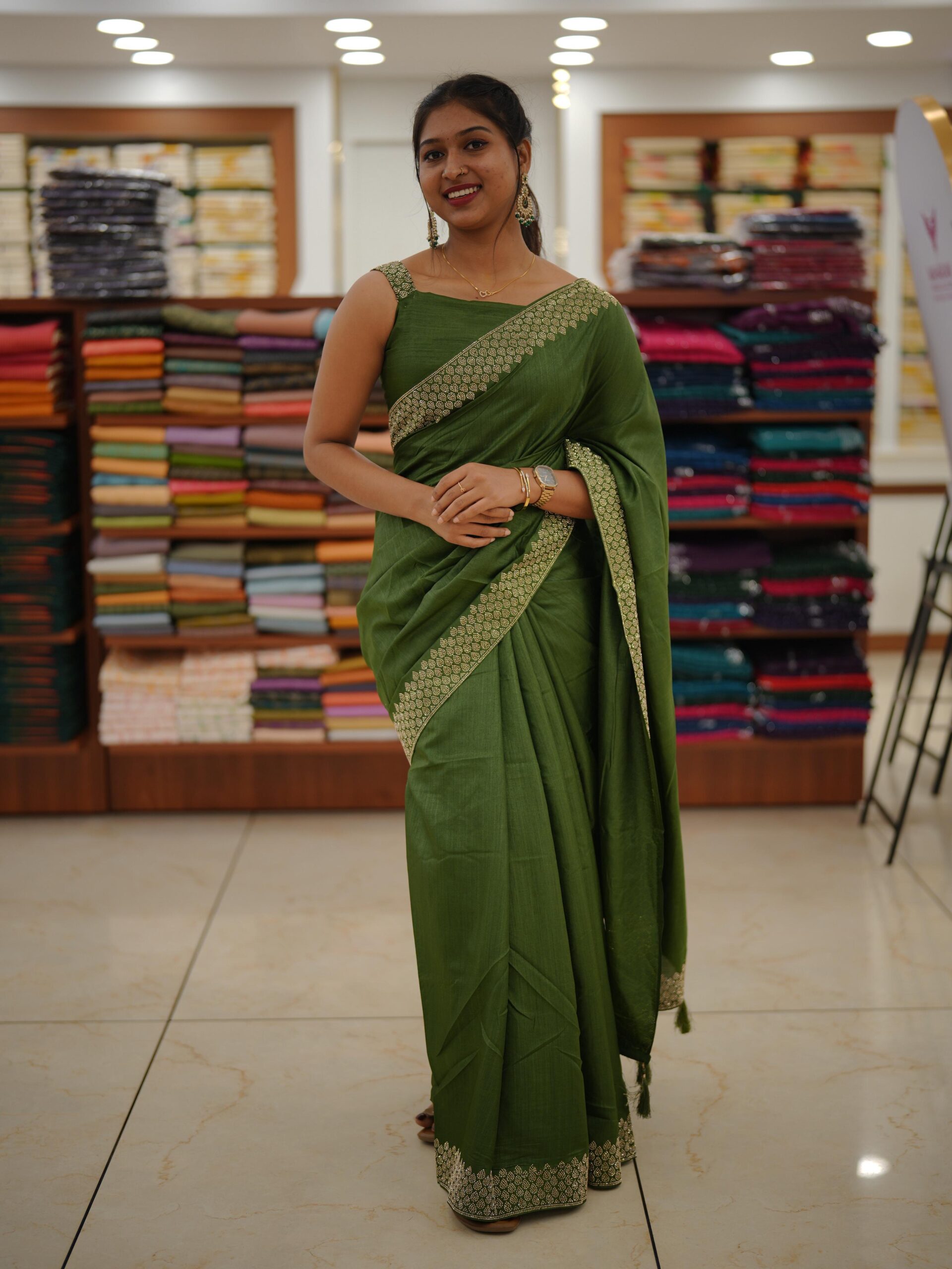 Fancy Saree M1656 - Image 6