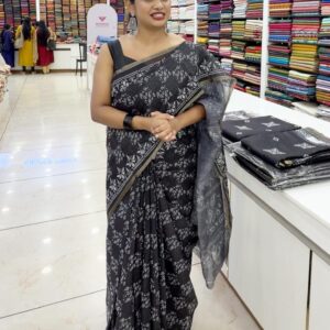 Cotton Fabric Saree M1665