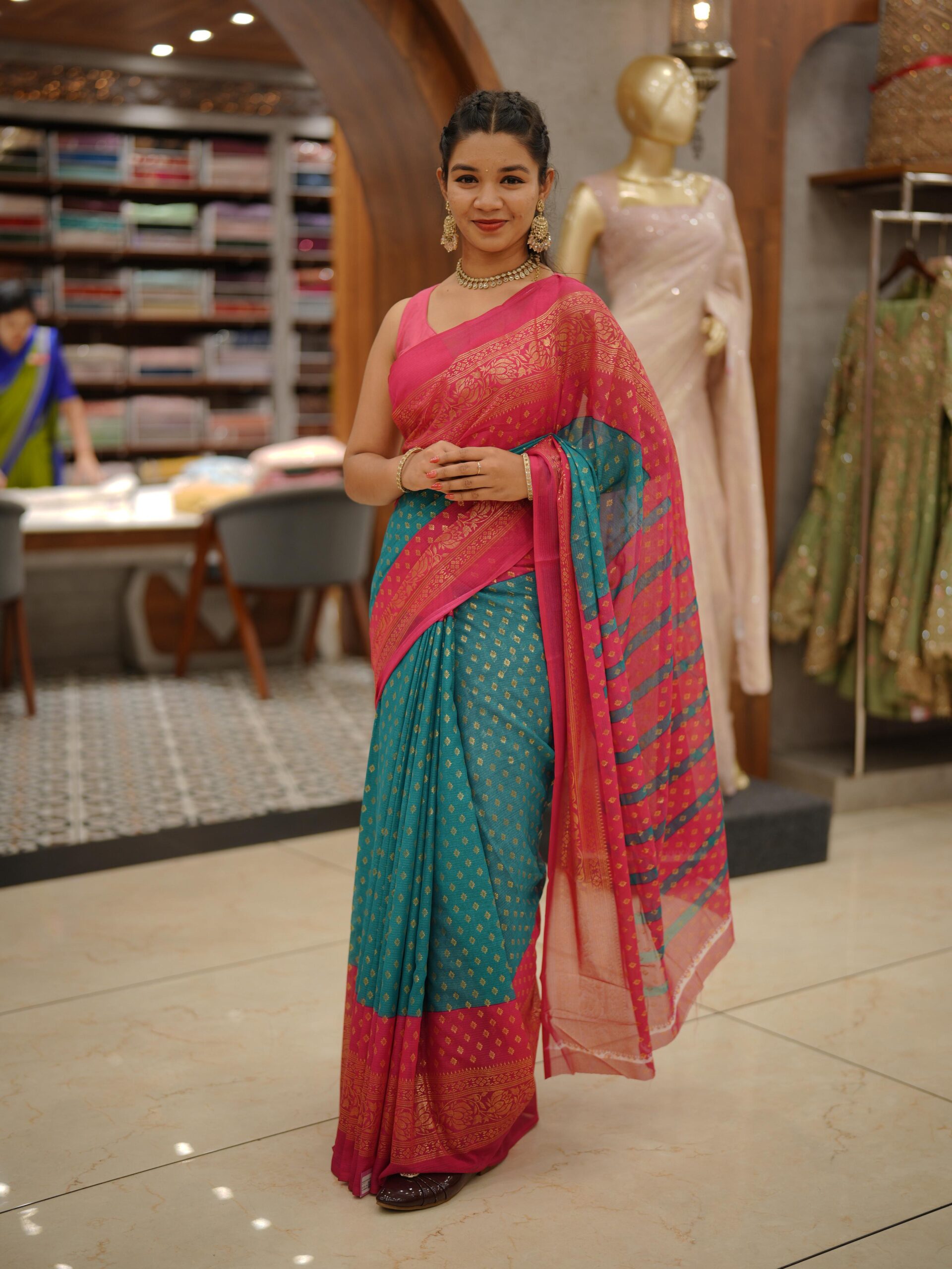 Chiffon Saree M1675