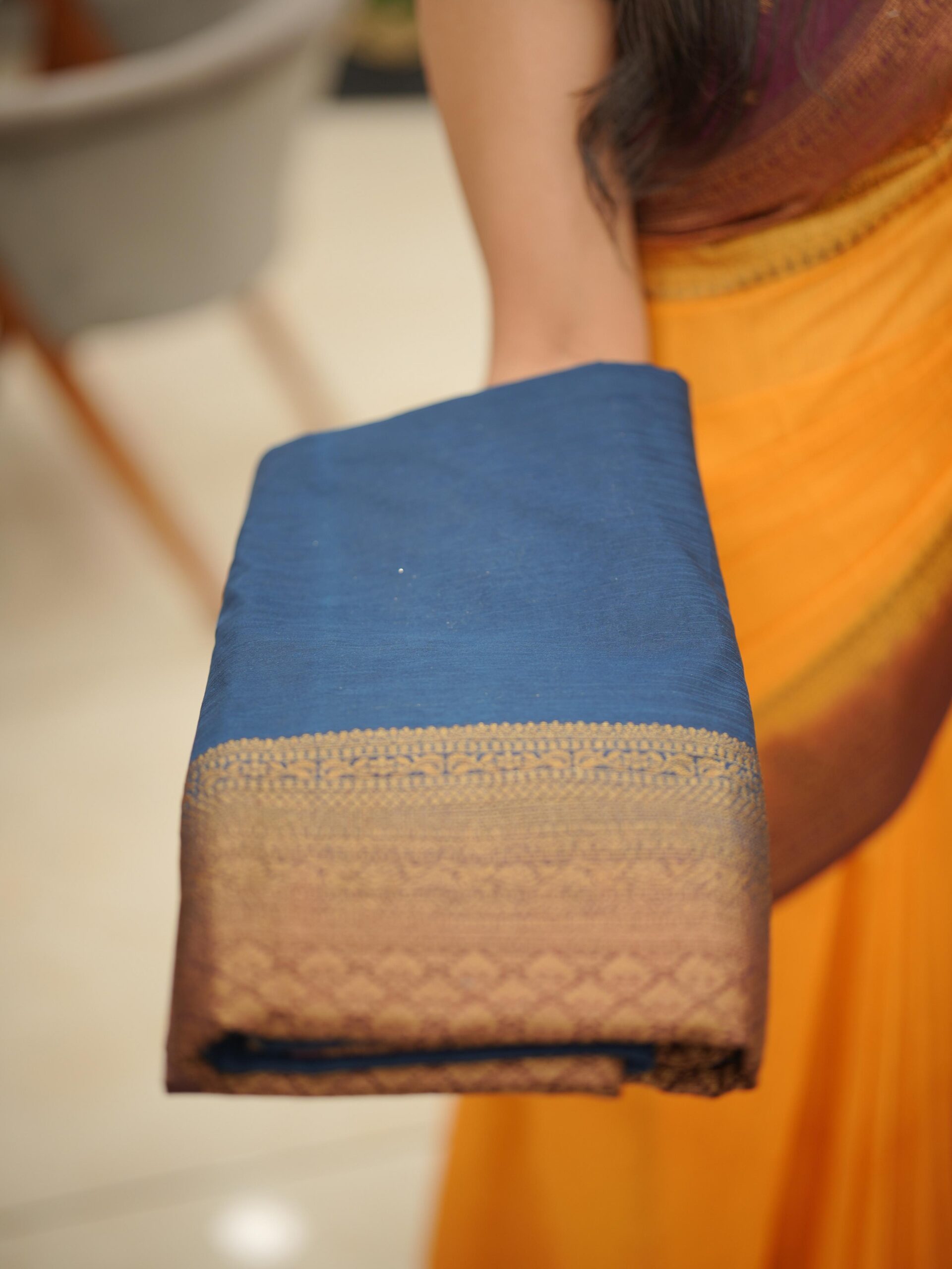 Chanderi Saree M1681 - Image 4