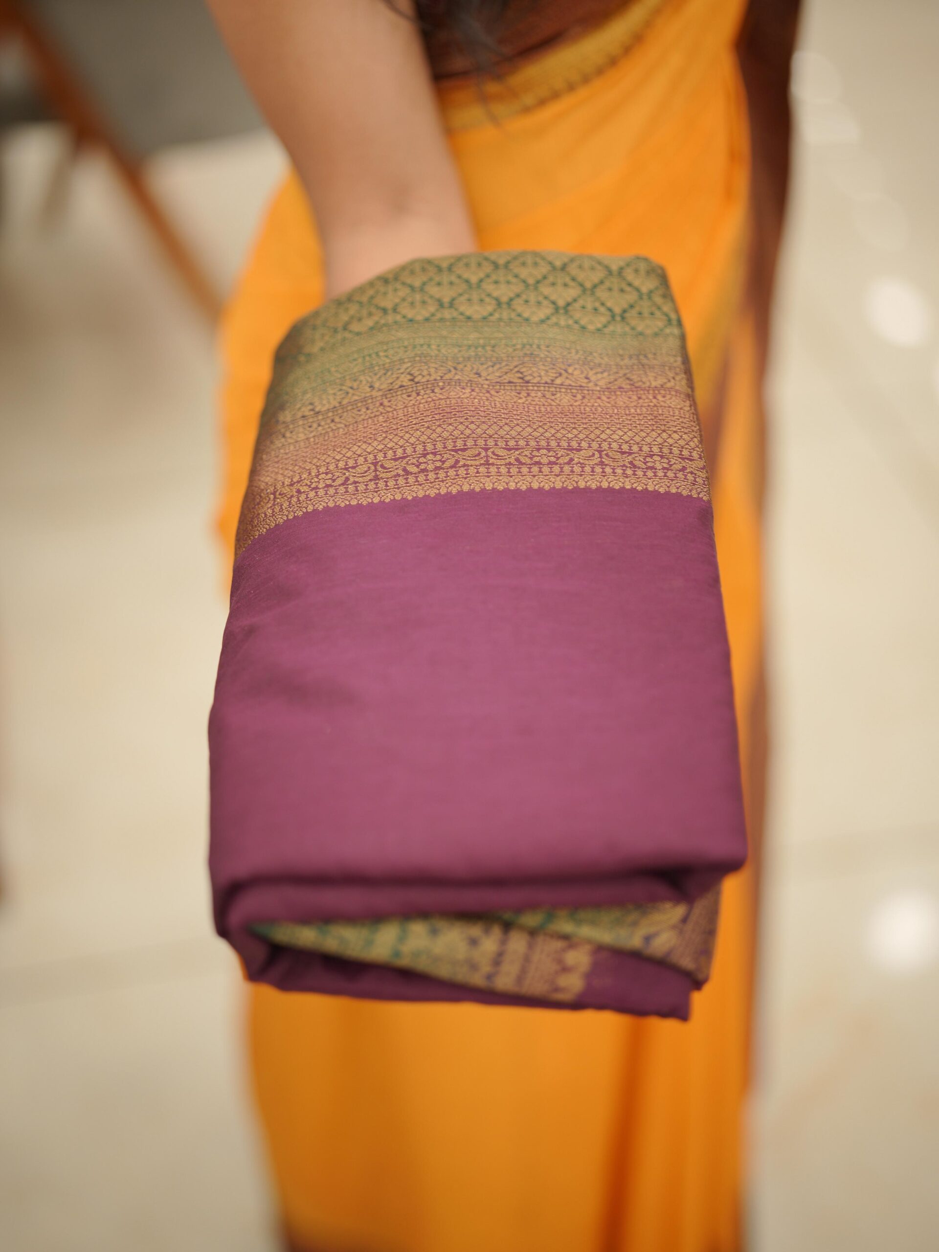 Chanderi Saree M1681 - Image 3