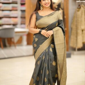 Semi Silk Saree M1679