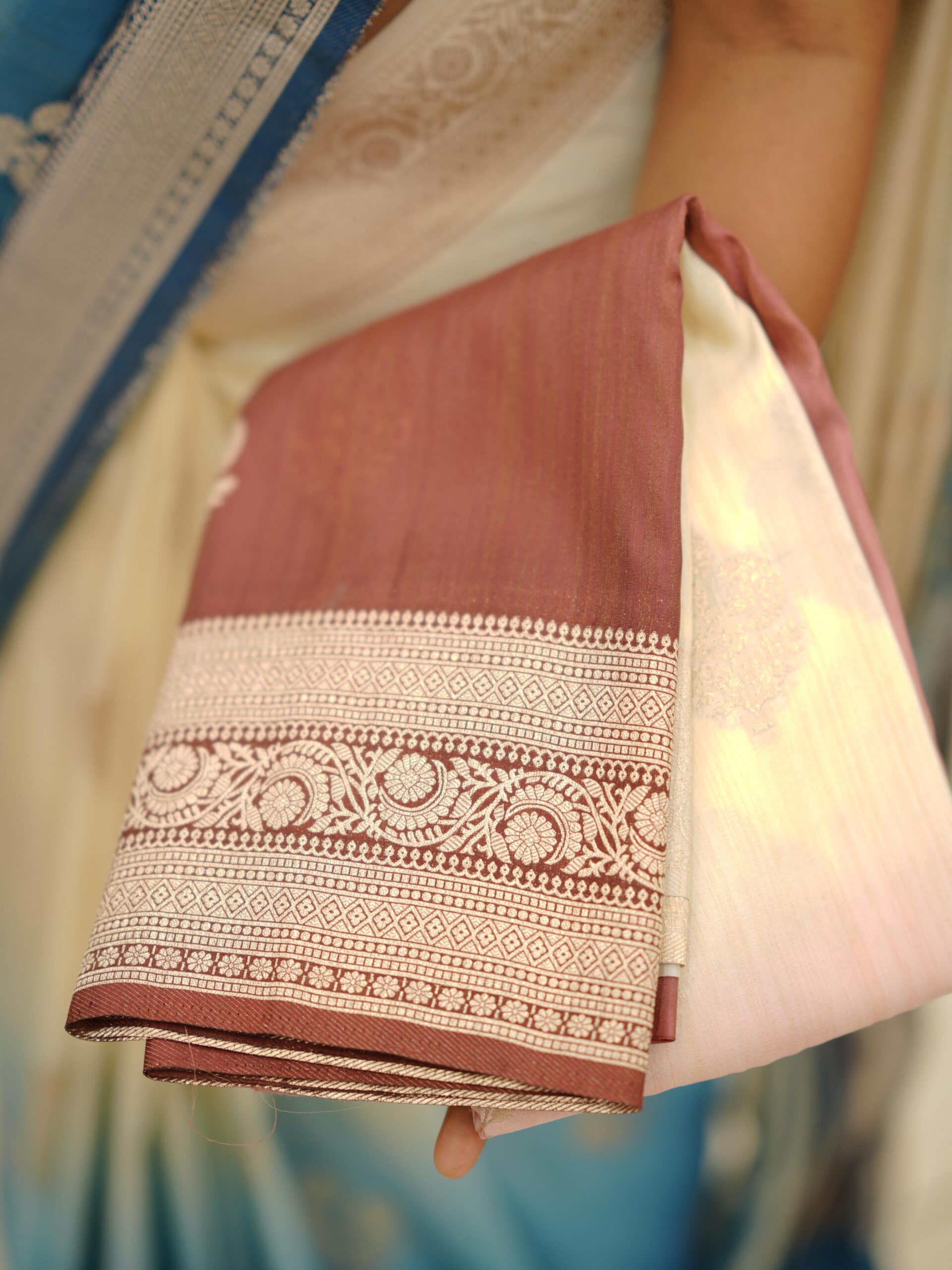 Soft Silk Saree M1680 - Image 2