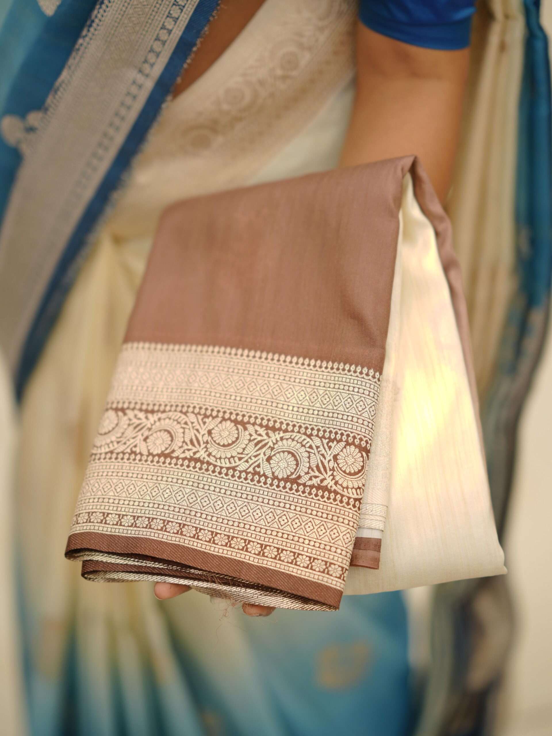 Soft Silk Saree M1680 - Image 7