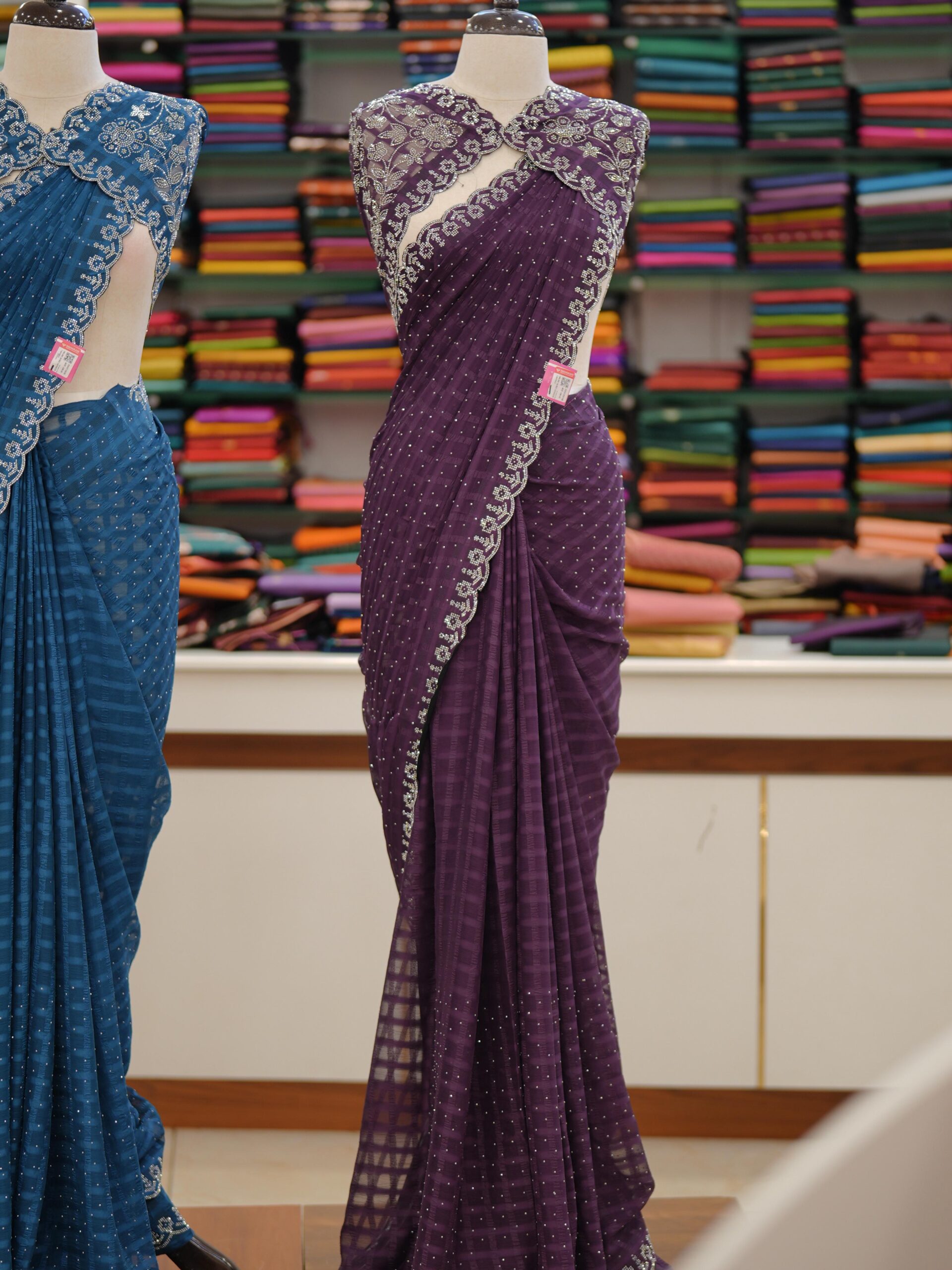 Chiffon Saree M1685 - Image 6