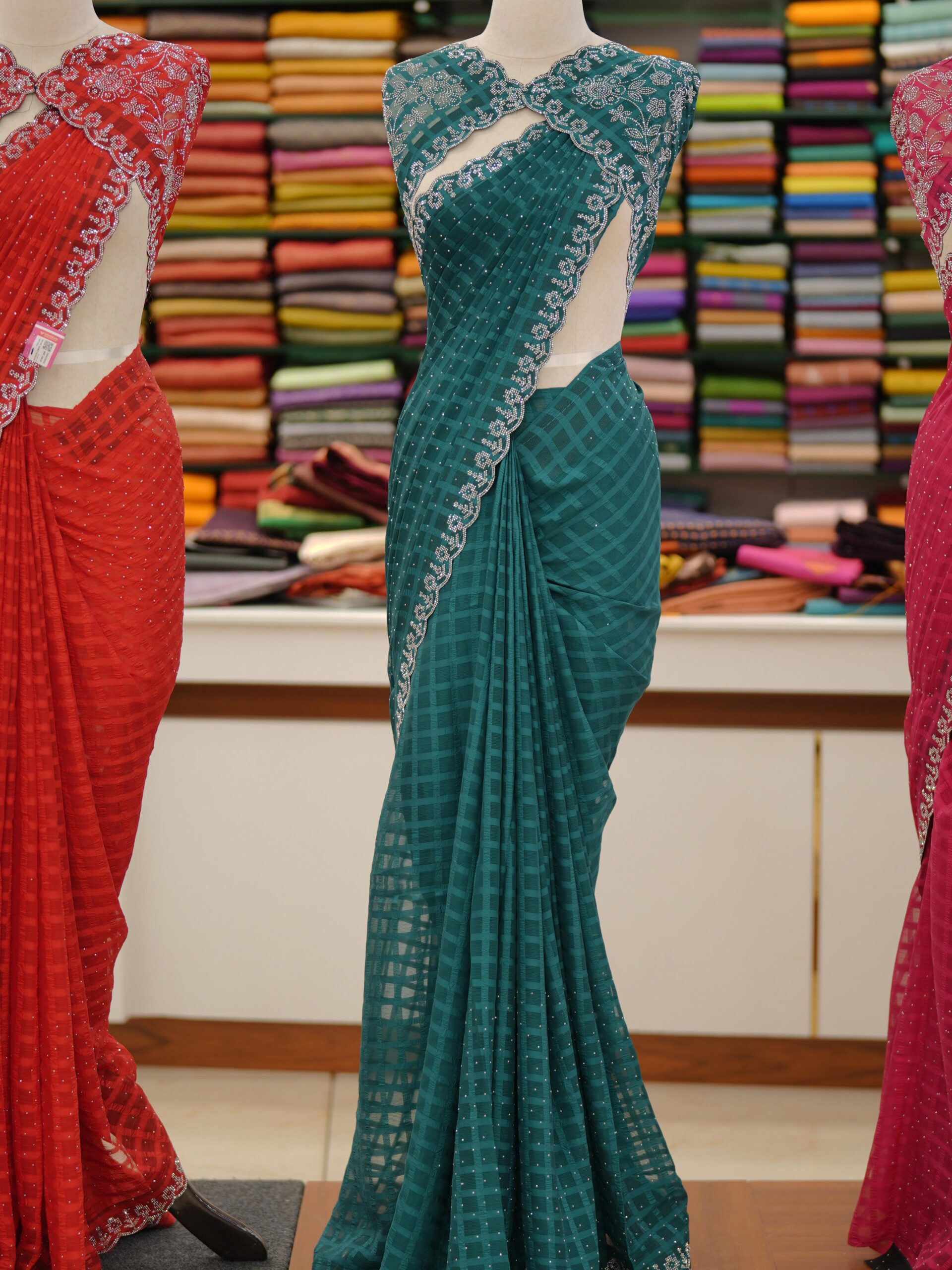Chiffon Saree M1685 - Image 7