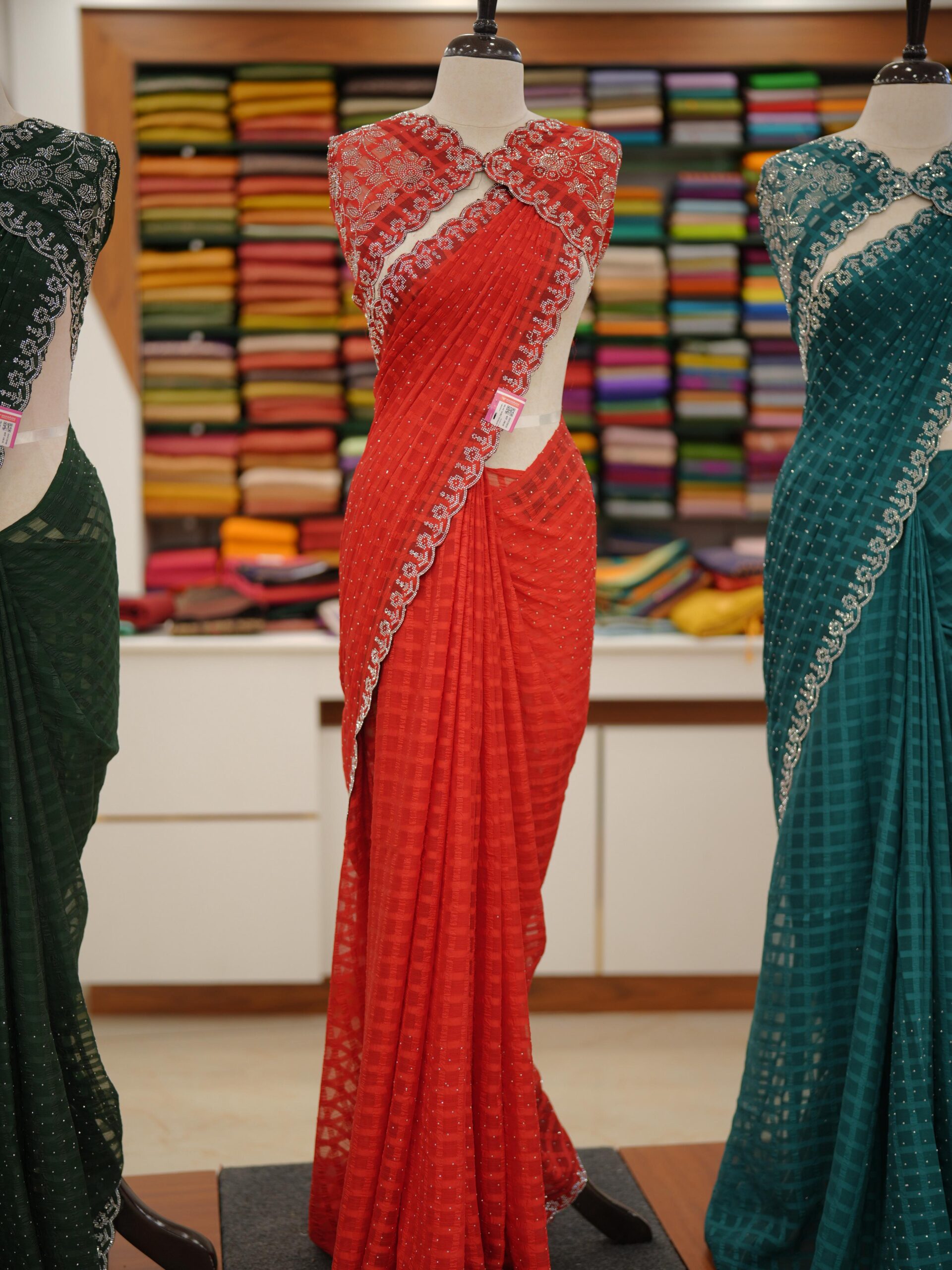 Chiffon Saree M1685 - Image 8