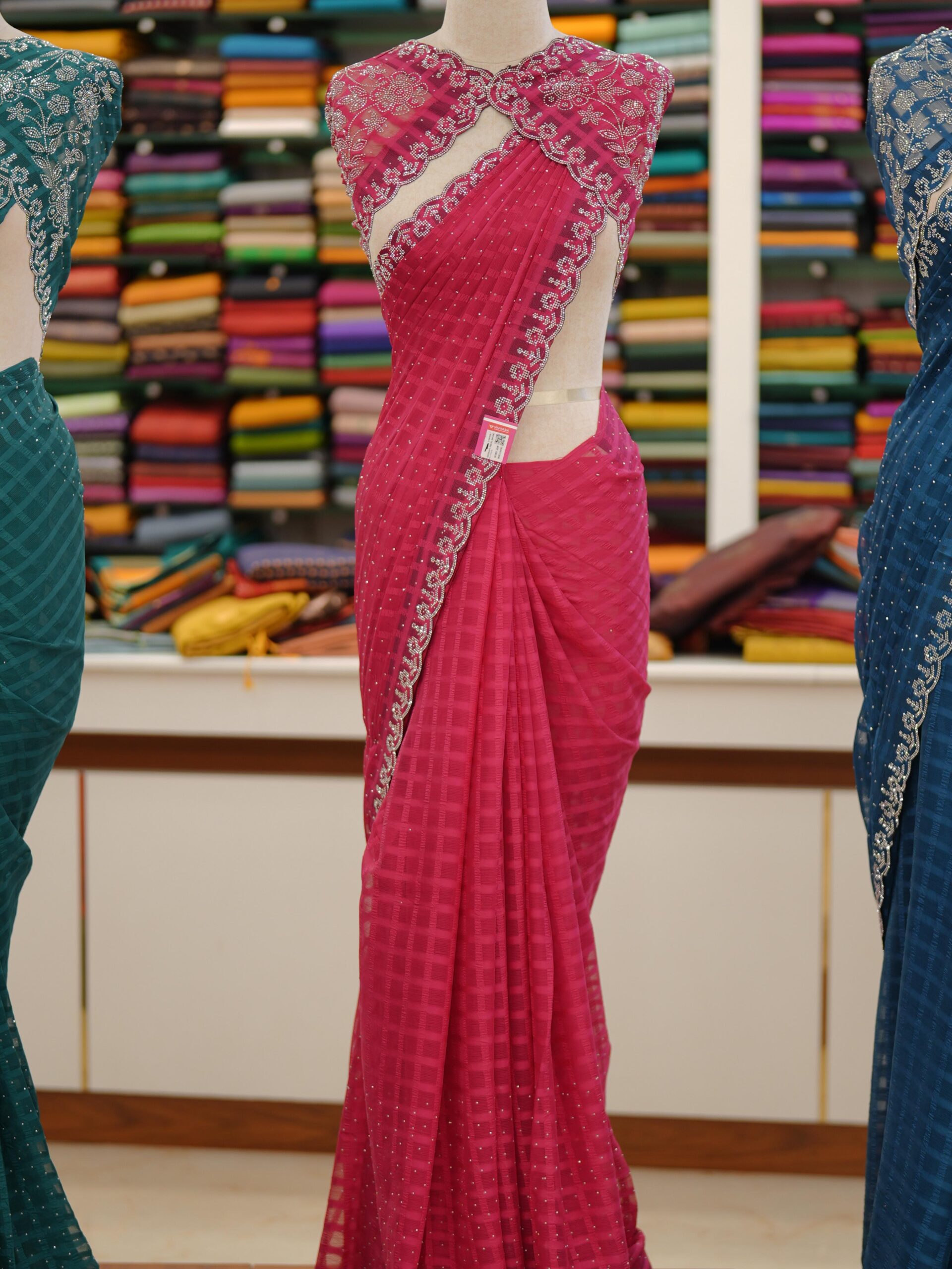 Chiffon Saree M1685 - Image 13