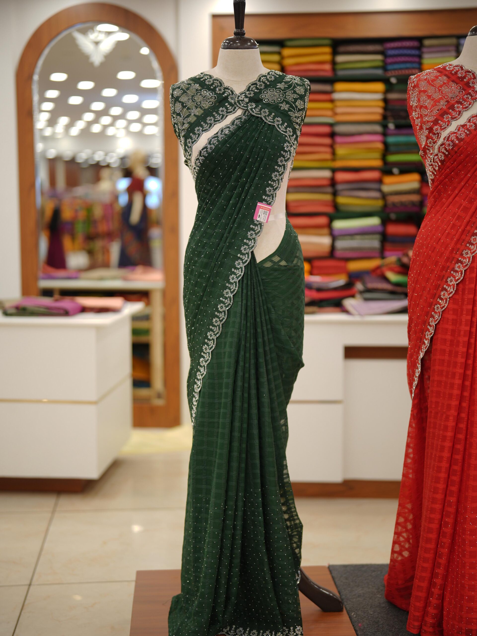 Chiffon Saree M1685 - Image 11