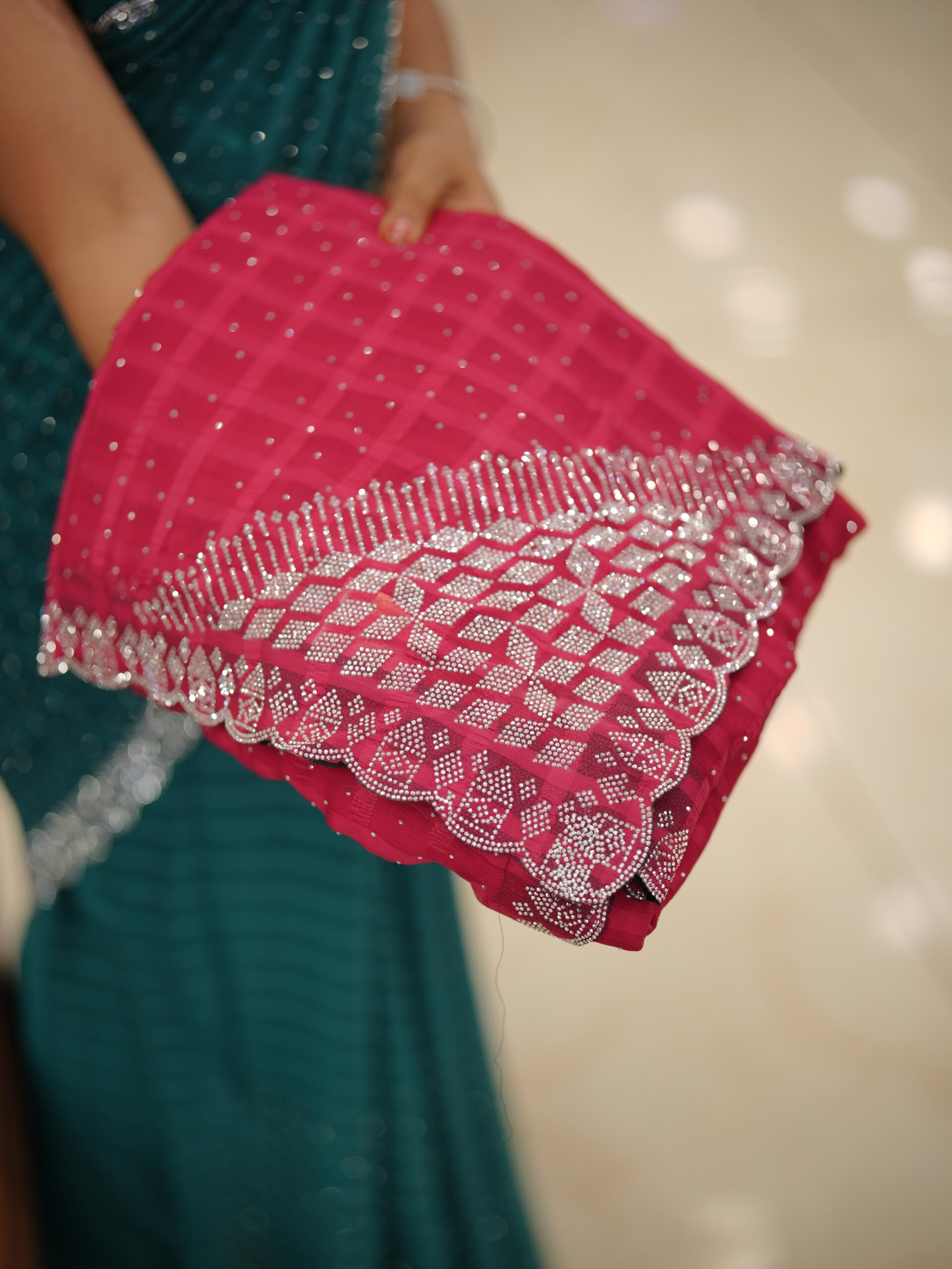 Chiffon Saree M1685 - Image 9