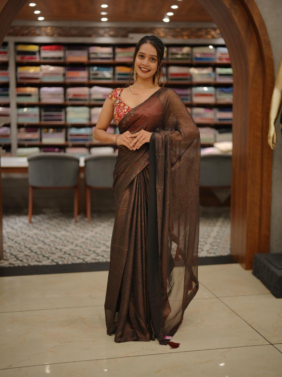 FANCY SAREE M1696 - Image 3