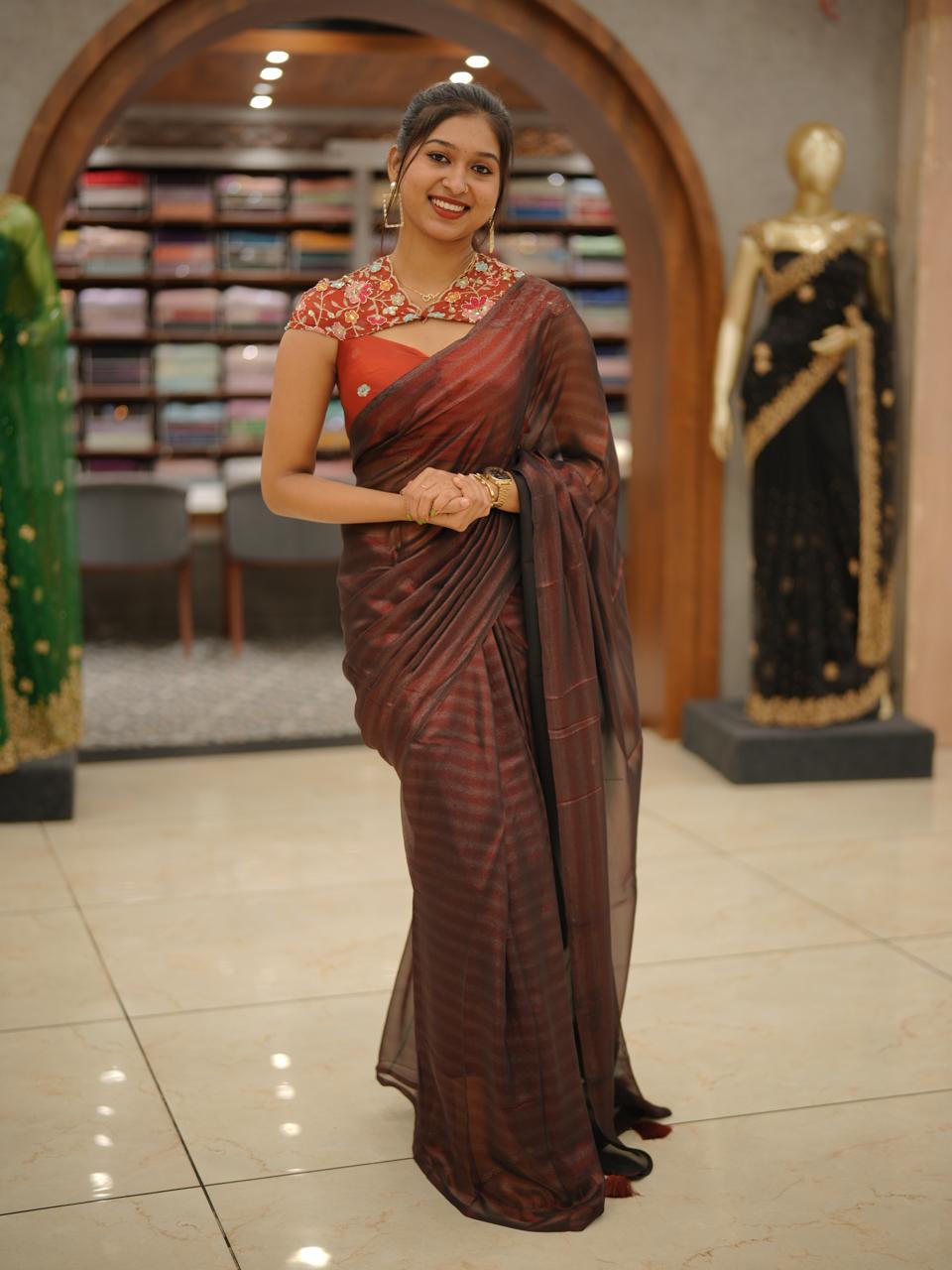 FANCY SAREE M1696 - Image 2