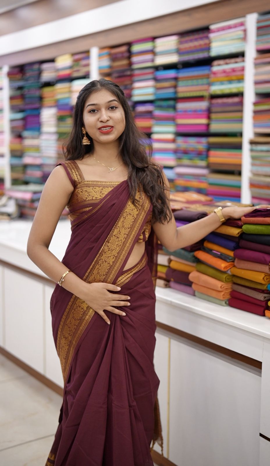 KANCHI COTTON SAREE M1706