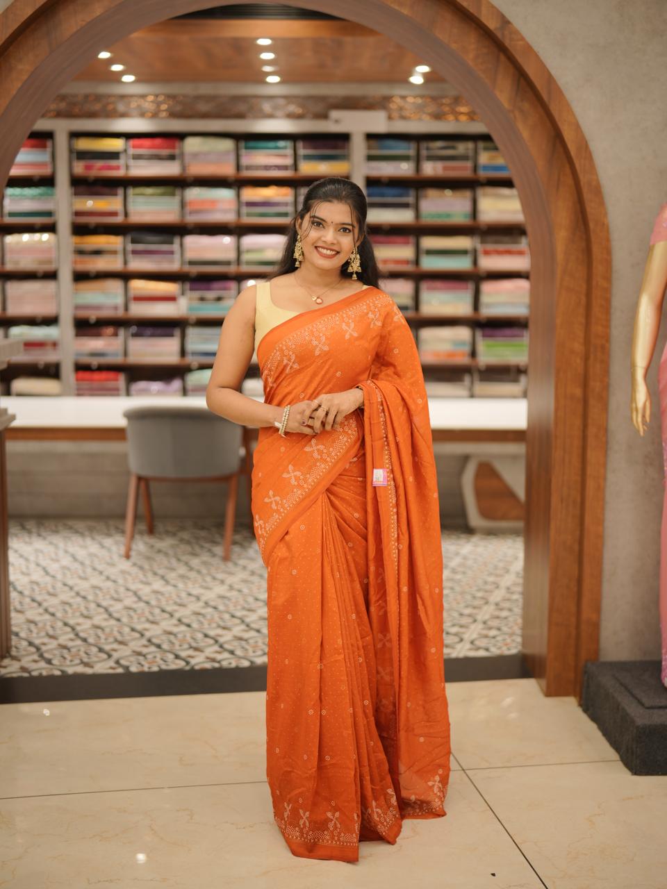 KASHMIRI SILK SAREE M1707 - Image 3