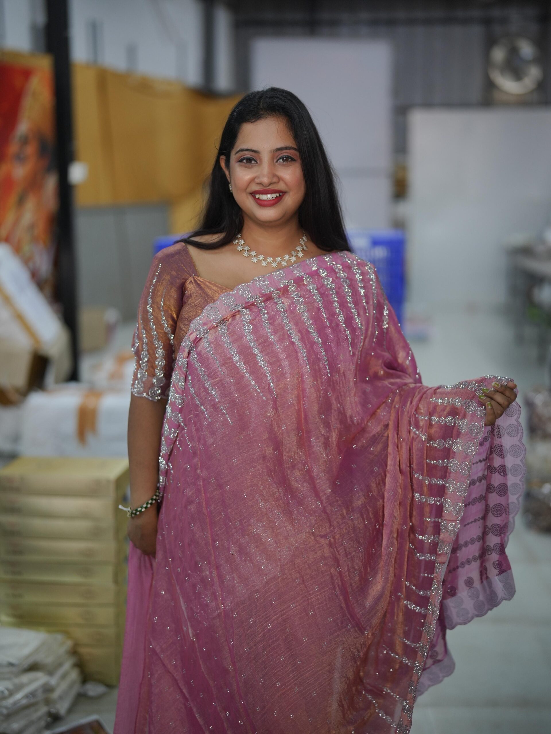 Fancy Saree M1718 - Image 6