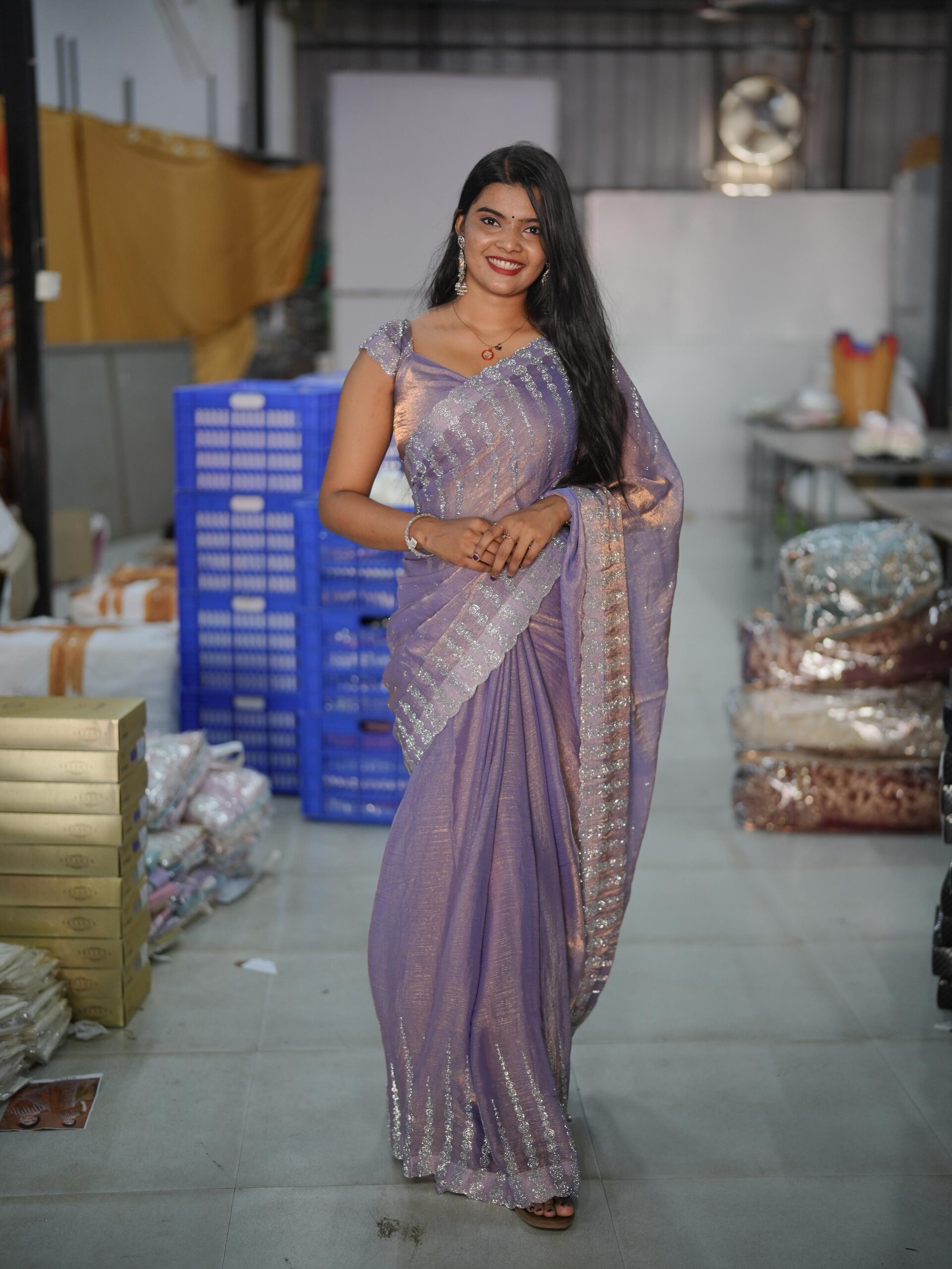 Fancy Saree M1718 - Image 7