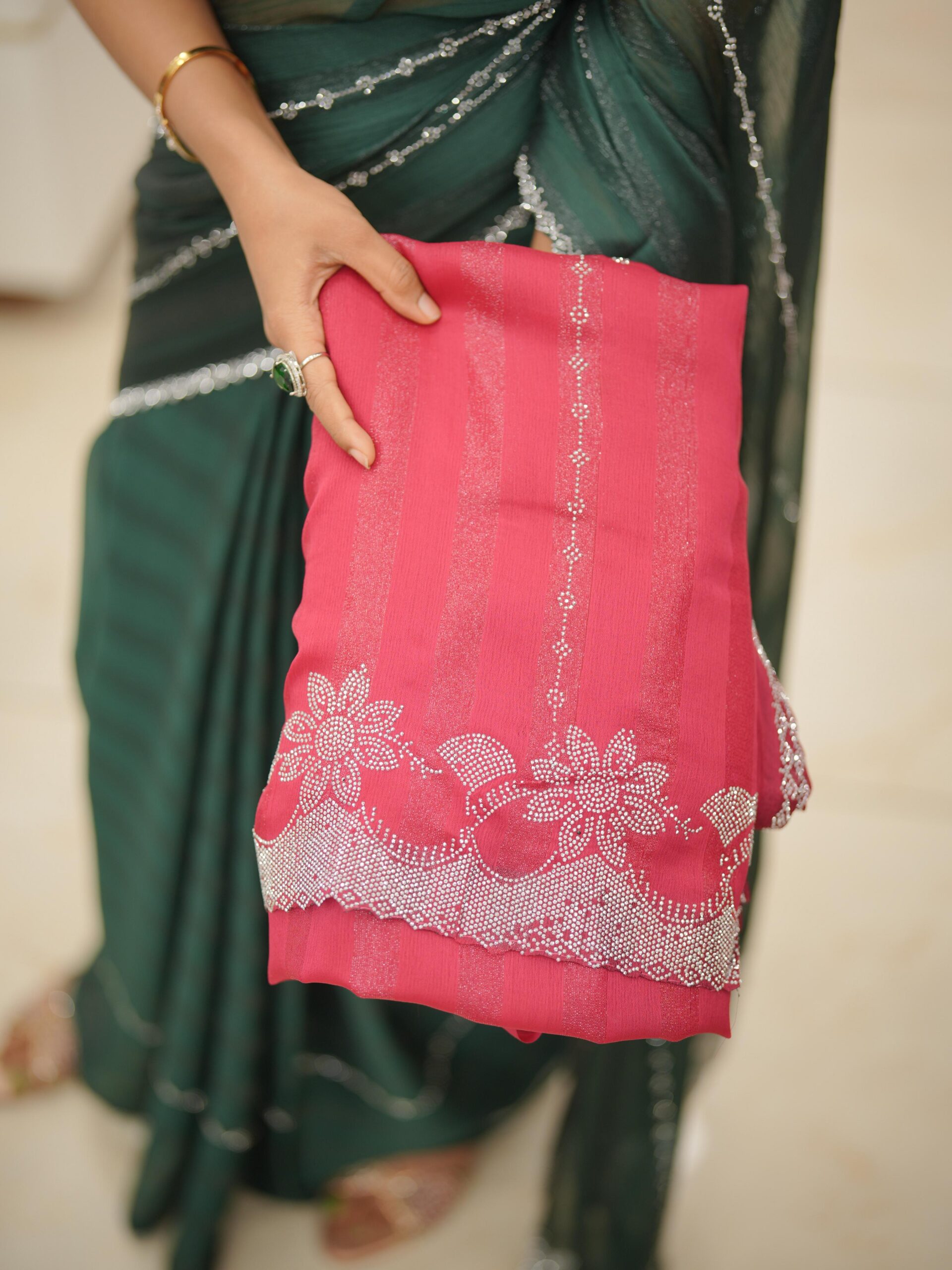 Fancy Saree M1719 - Image 3