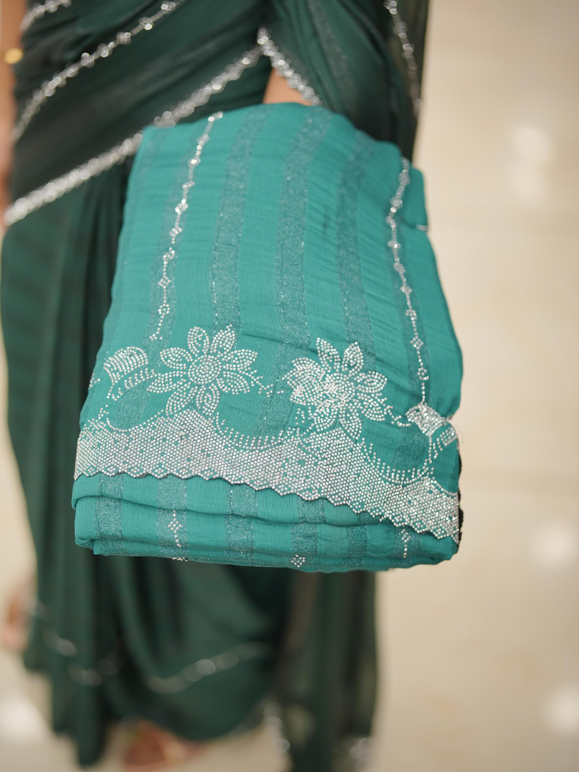 Fancy Saree M1719 - Image 4