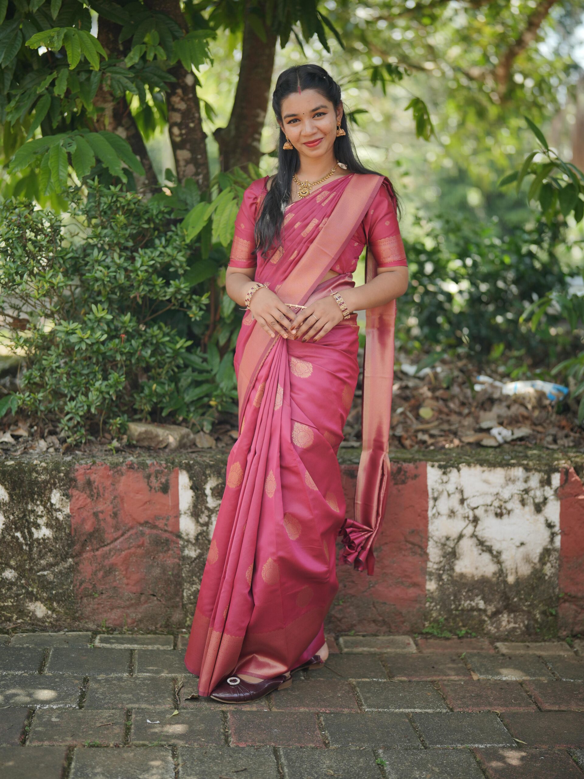 Art Silk Saree M1721 - Image 3