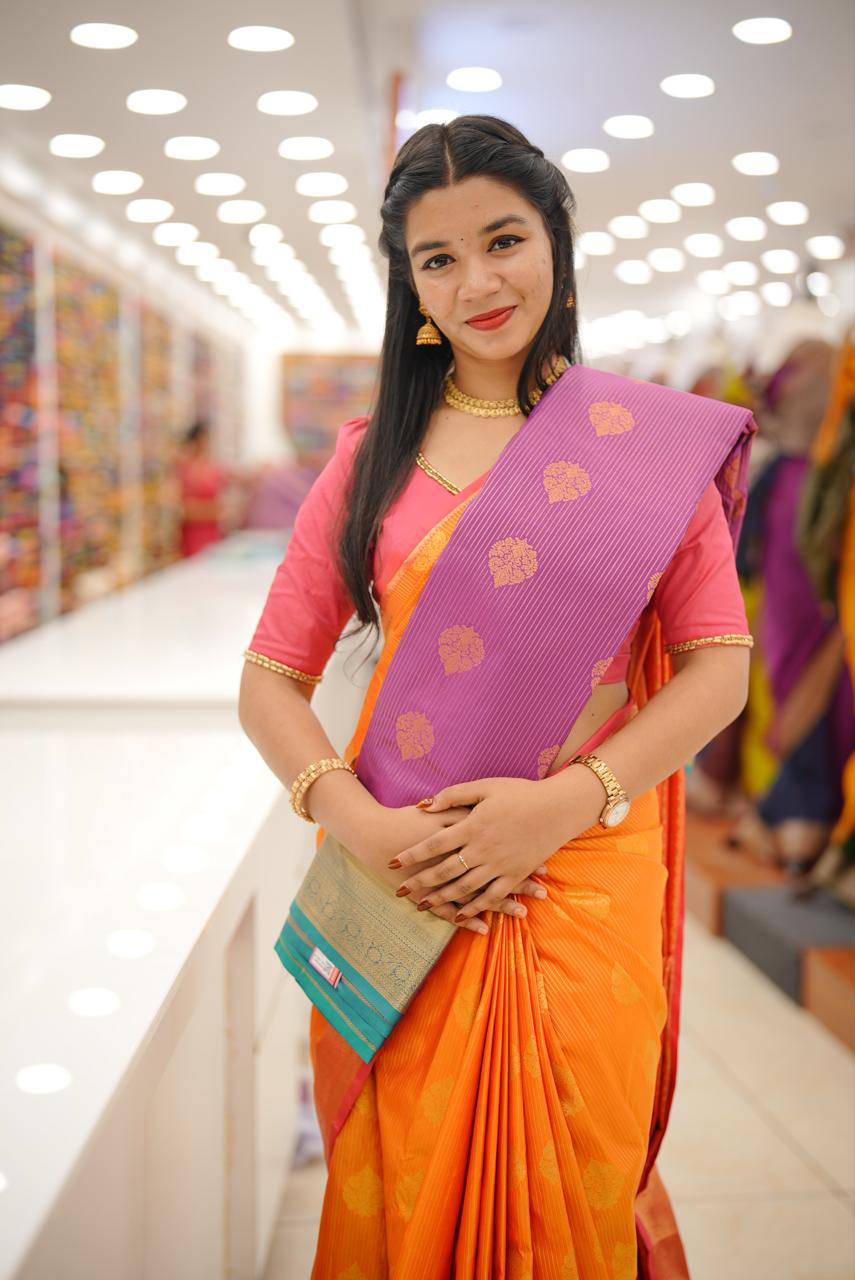 Traditional saree M1726 - Image 4