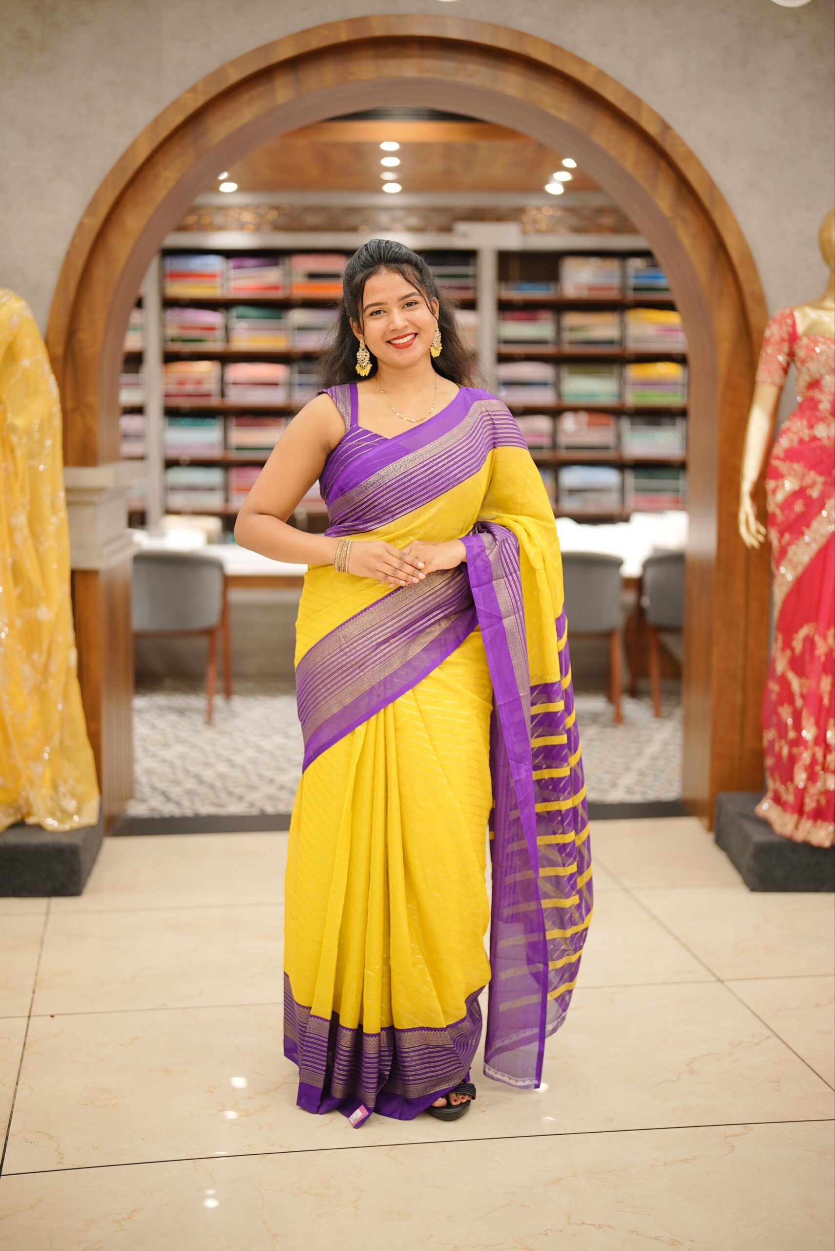 Georgette saree M1733