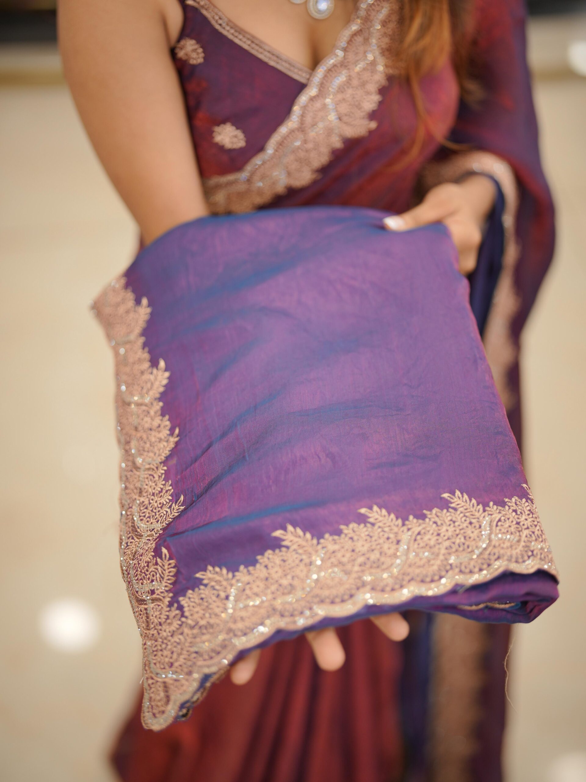 Fancy Saree M1738 - Image 5