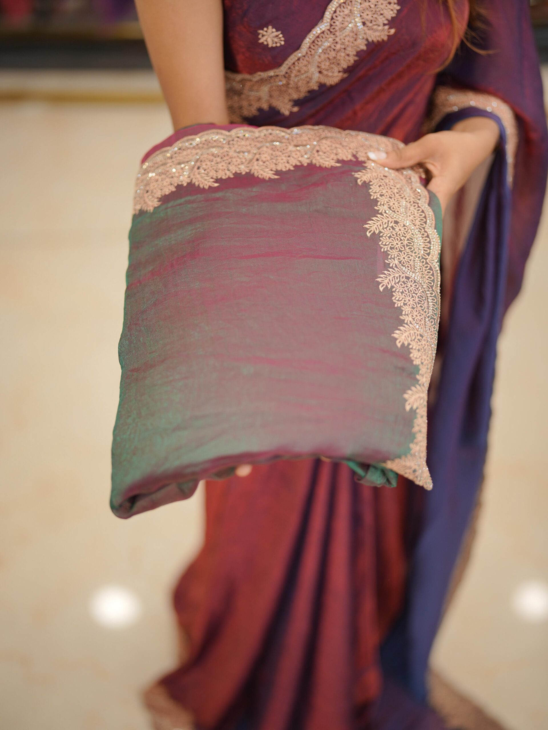 Fancy Saree M1738 - Image 4