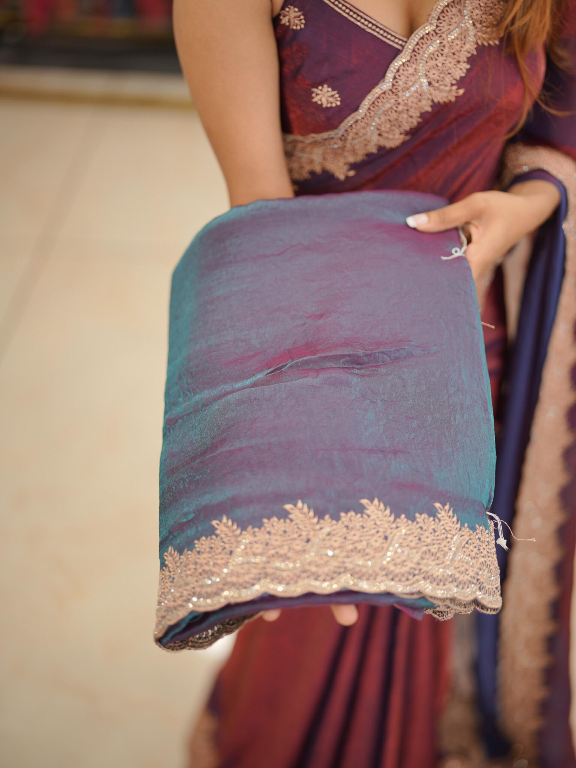 Fancy Saree M1738 - Image 3