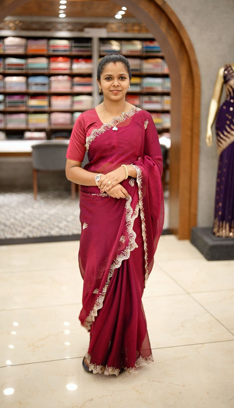 Fancy Saree M1753 - Image 3