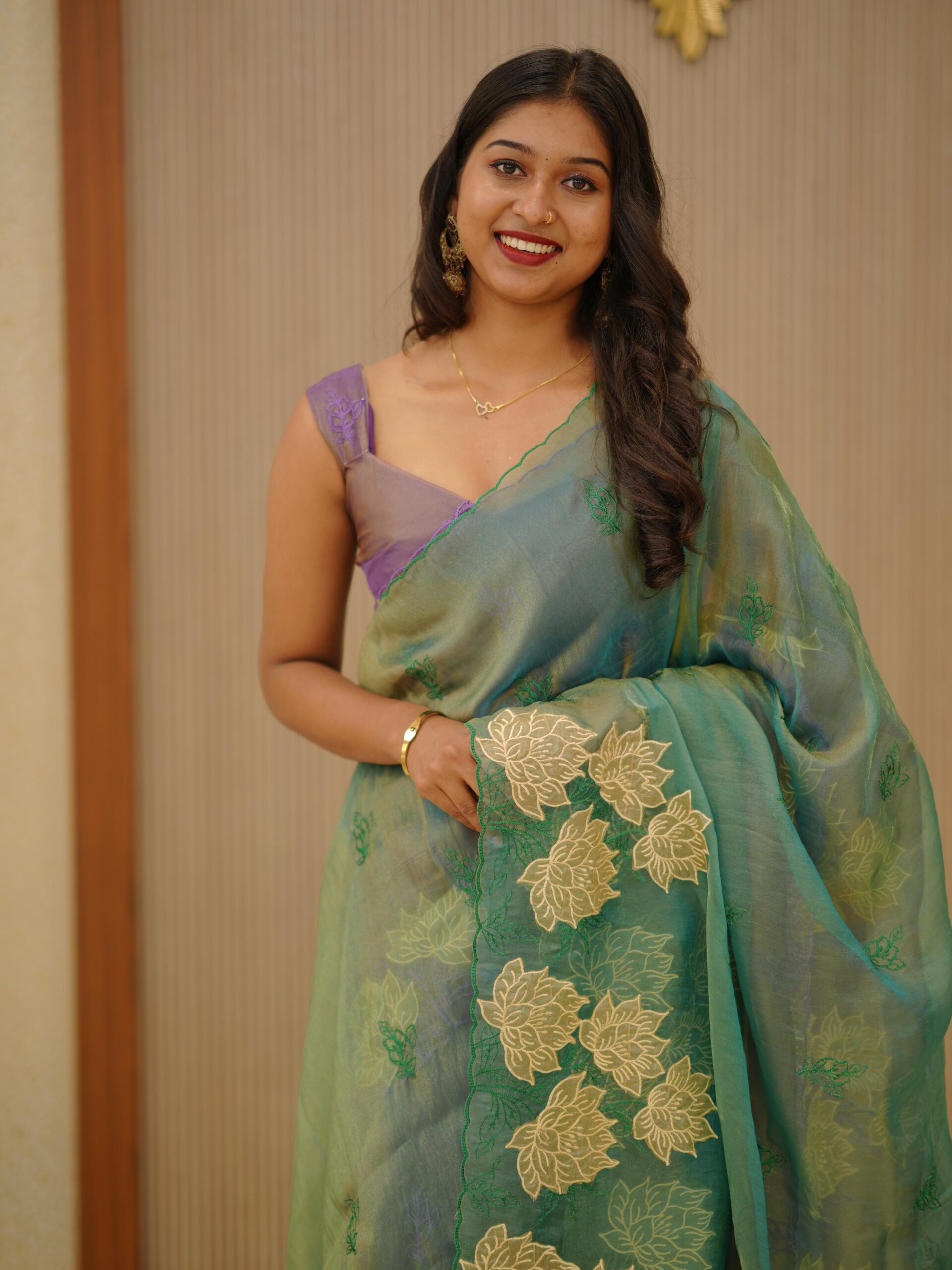 Organzo Saree M1755 - Image 3