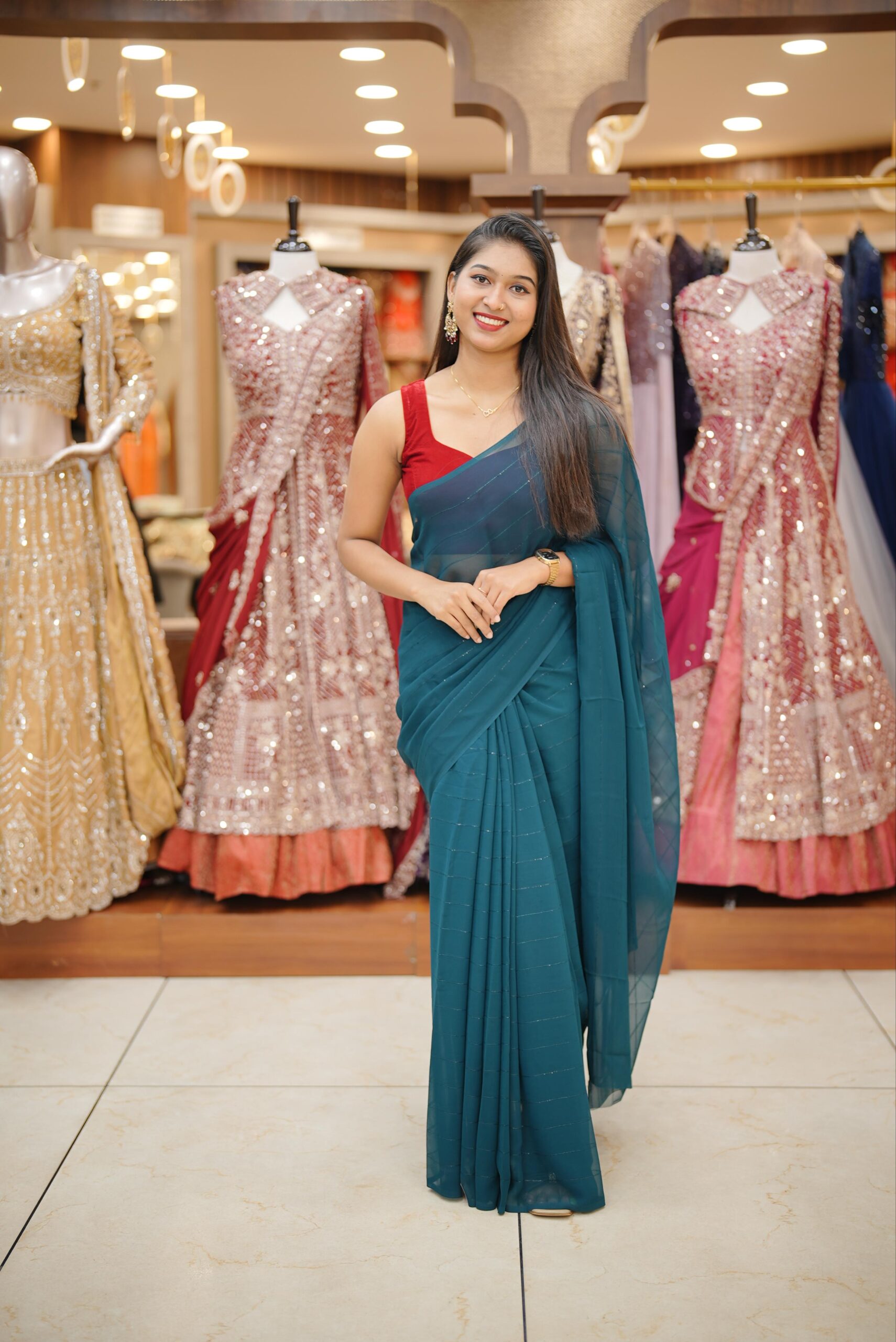 Georgette Saree M1765