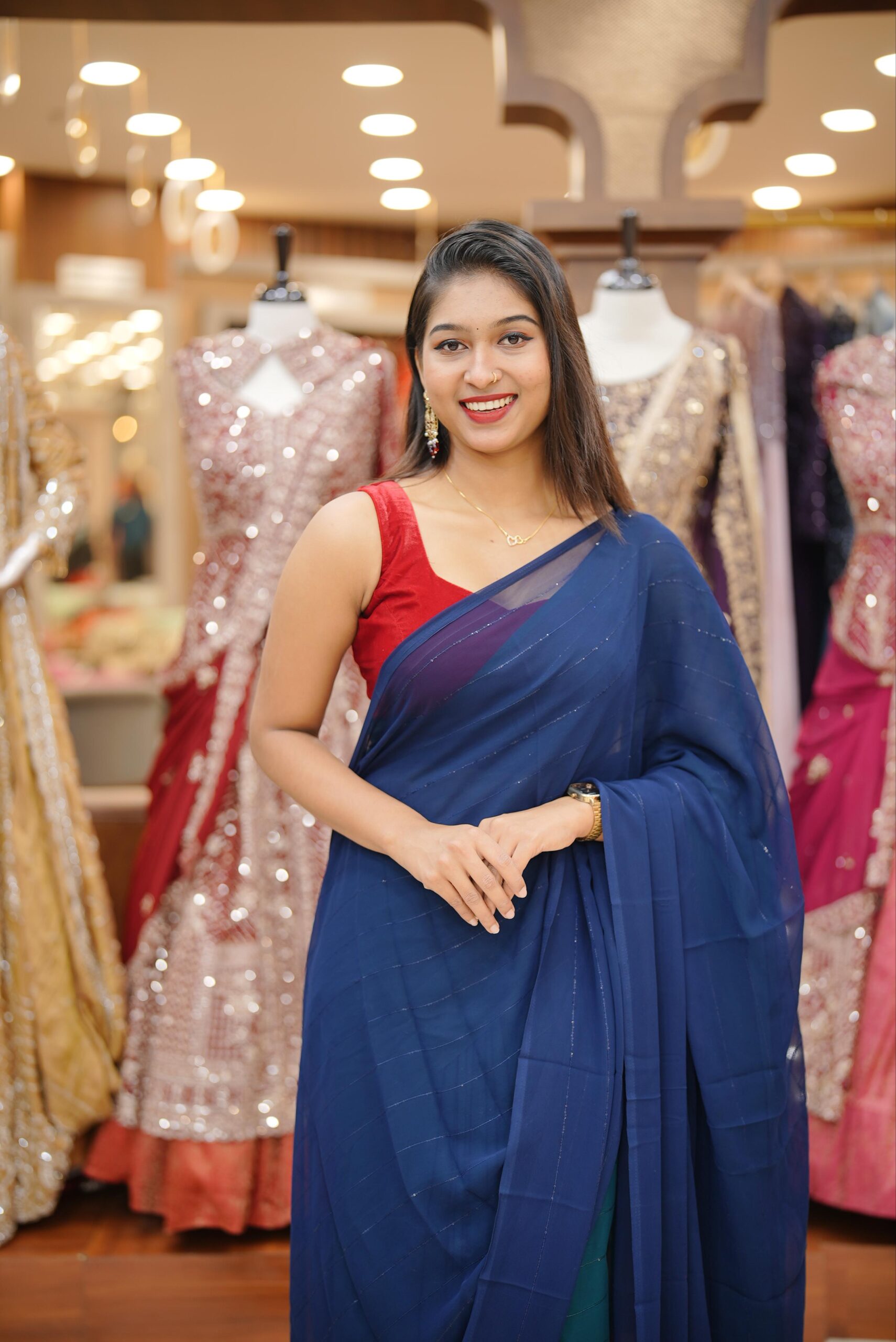 Georgette Saree M1765 - Image 3