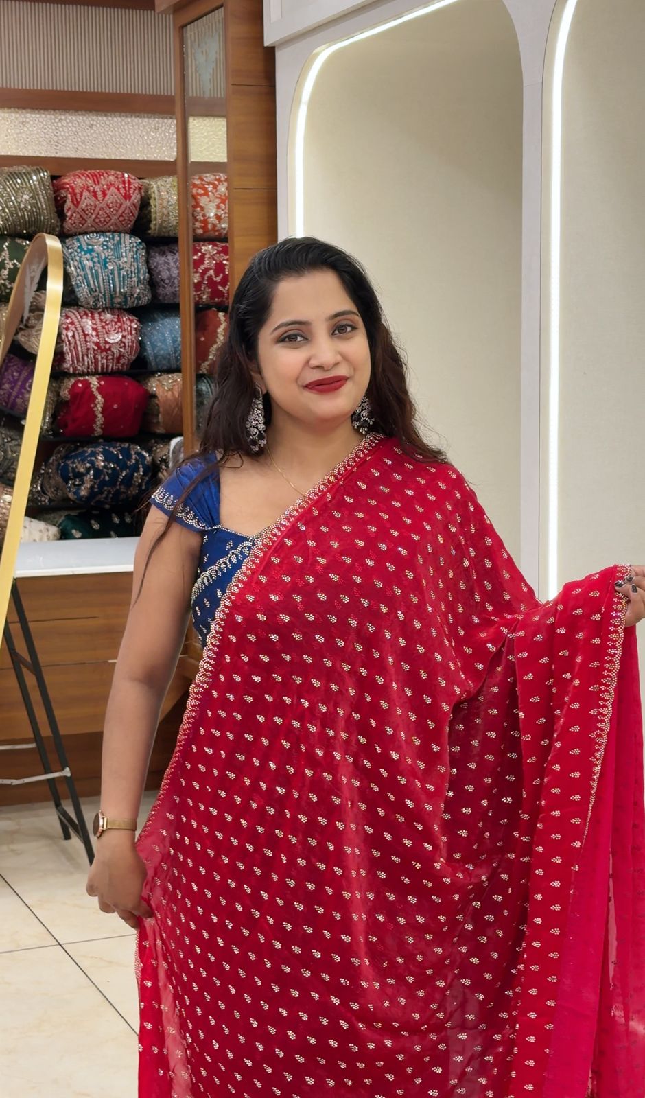 Fancy saree M1791 - Image 6