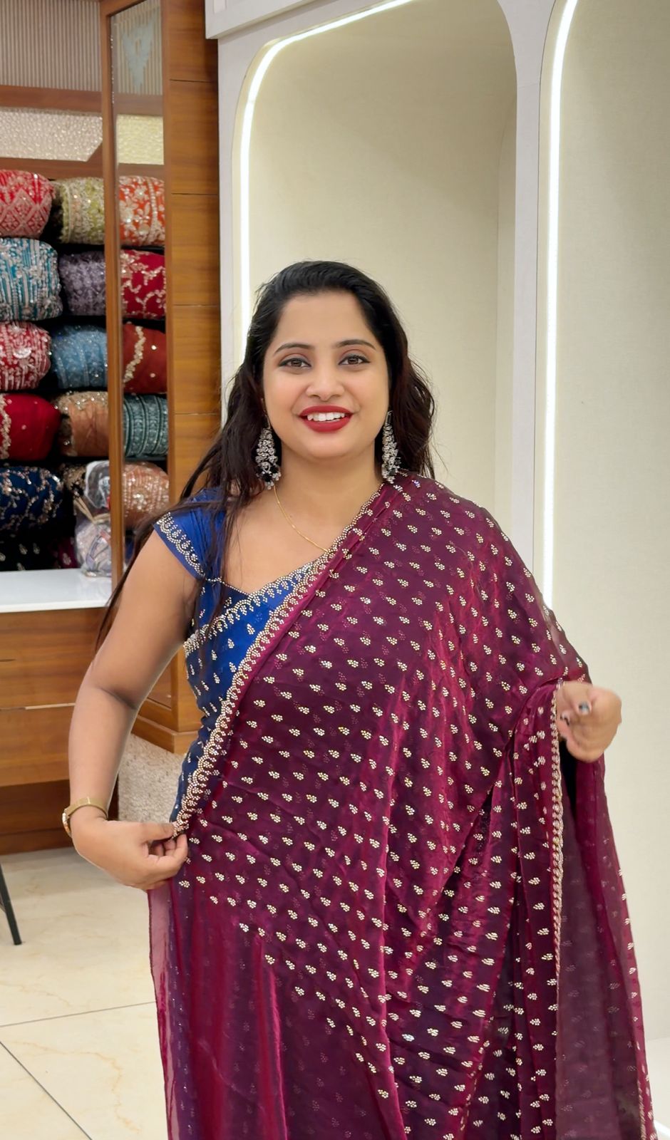 Fancy saree M1791 - Image 3