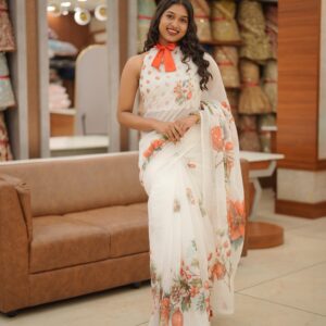 Linen Saree M1812